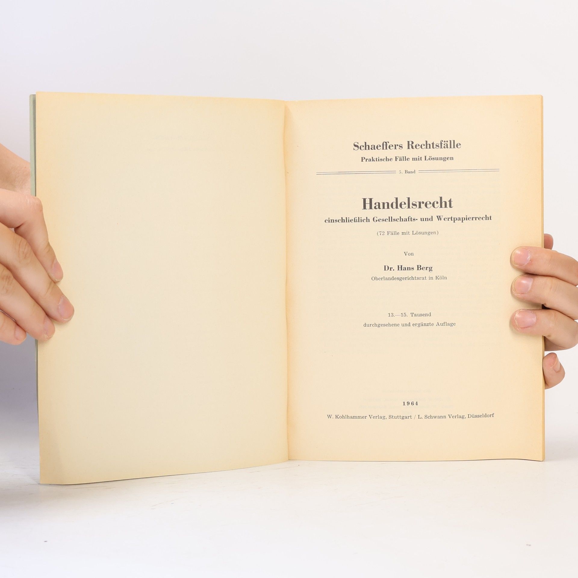 Hans Berg Handelsrecht