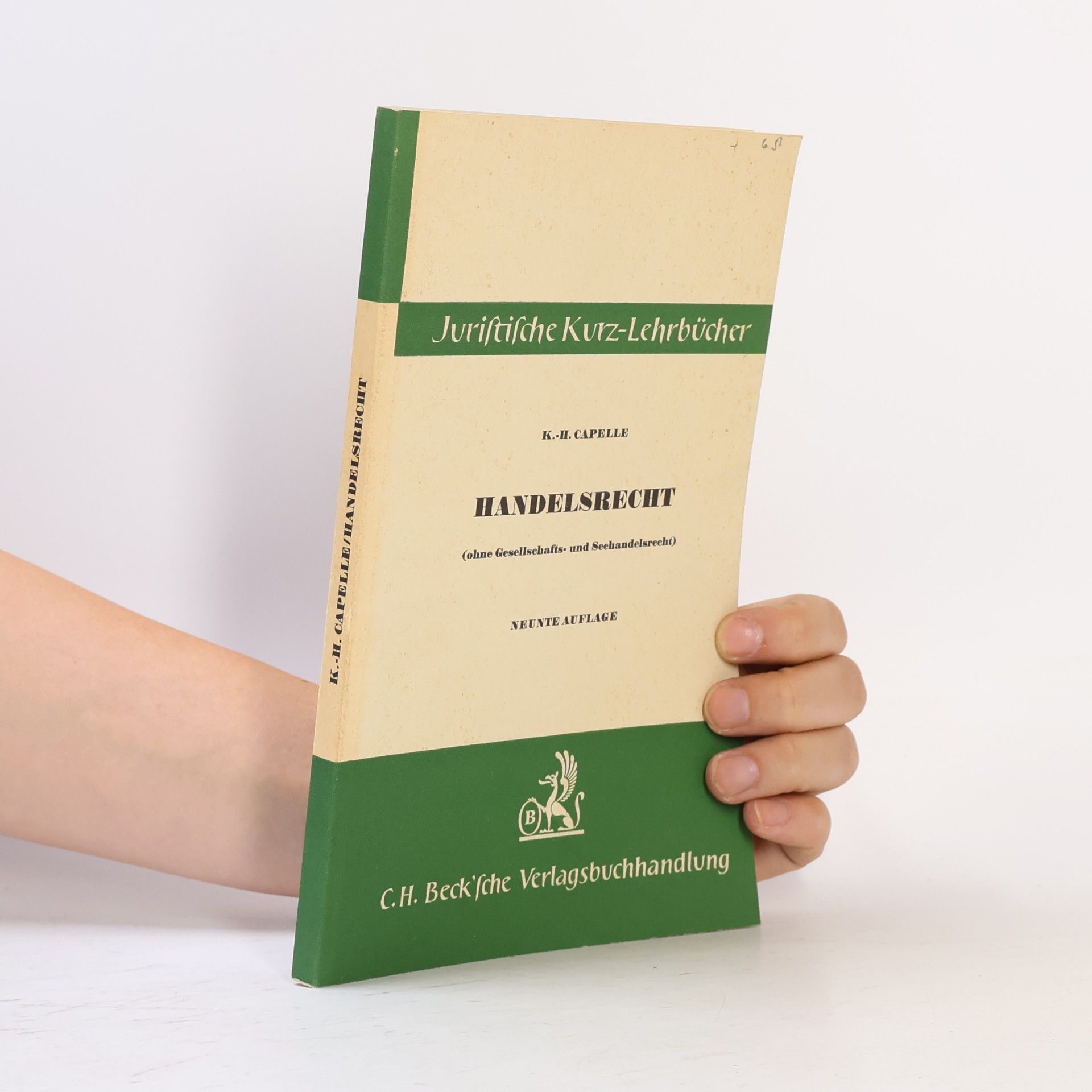 Jur. K.-H. Capeller Handelsrecht