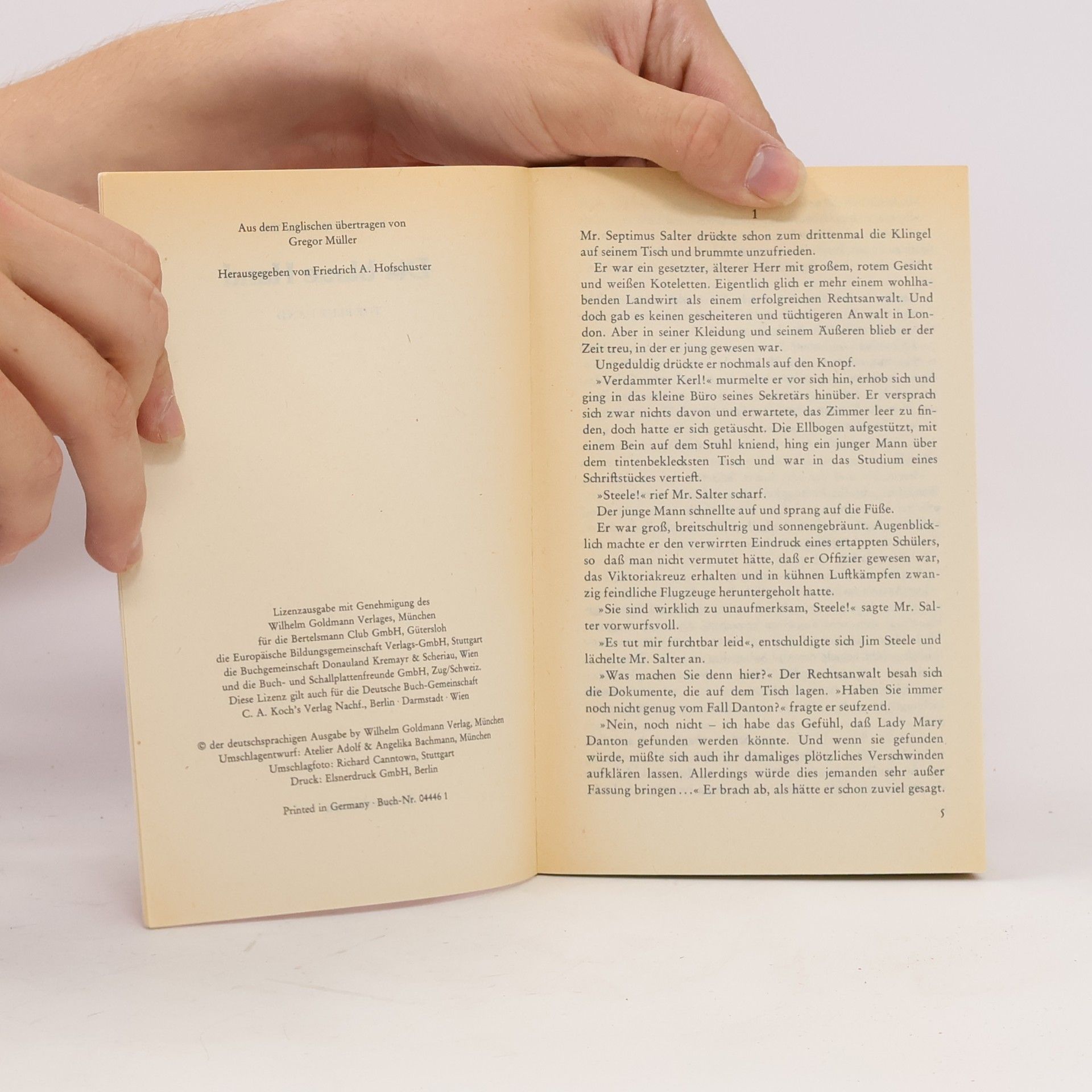 Edgar Wallace Die blaue Hand