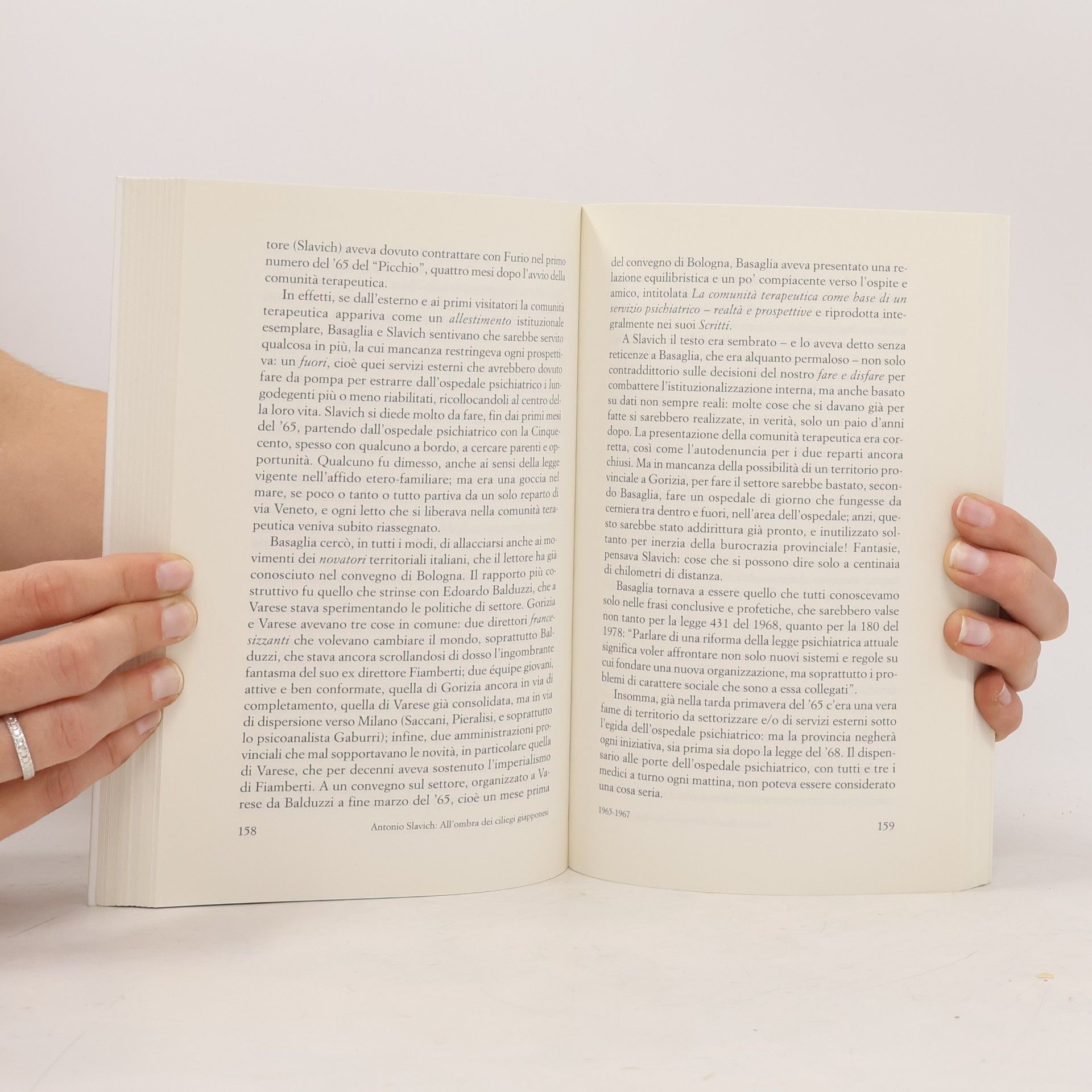 Antonio Slavich Archivio critico della salute mentale - 180: All'ombra dei ciliegi giapponesi. Gorizia 1961