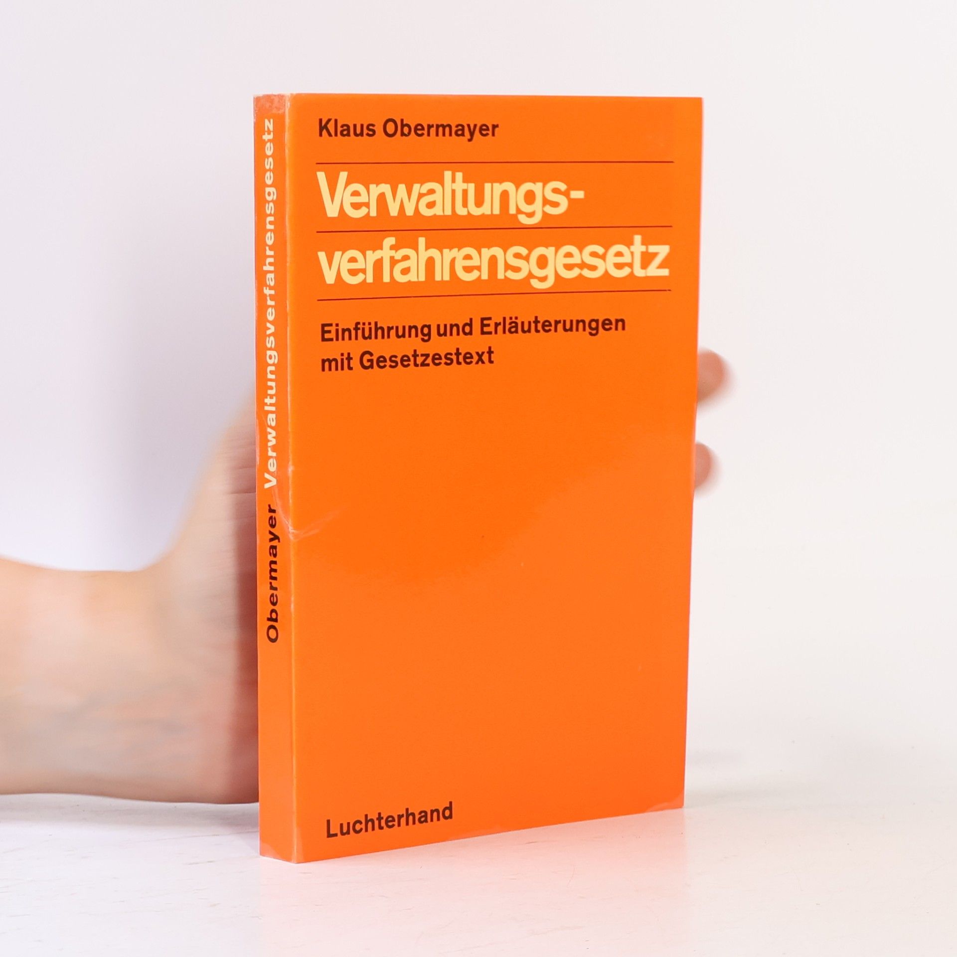Klaus Obermayer Verwaltungsverfahrensgesetz