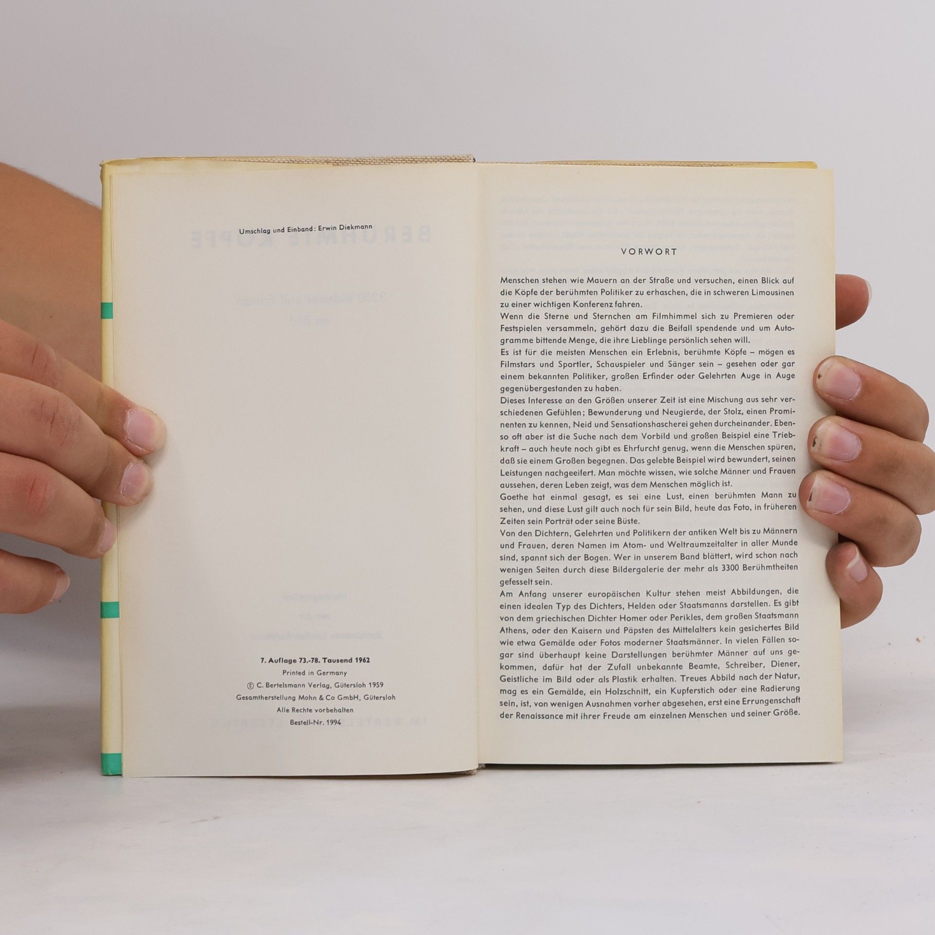 Collectif d'auteurs Berühmte köpfe