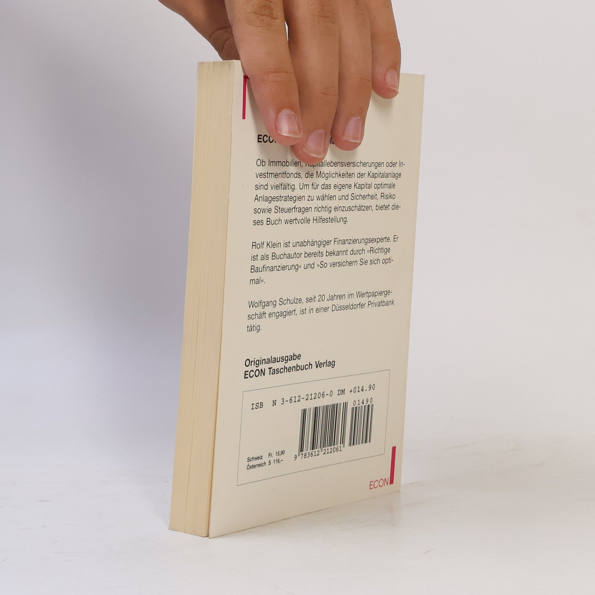 Rolf Klein ECON Handbuch Geldanlage
