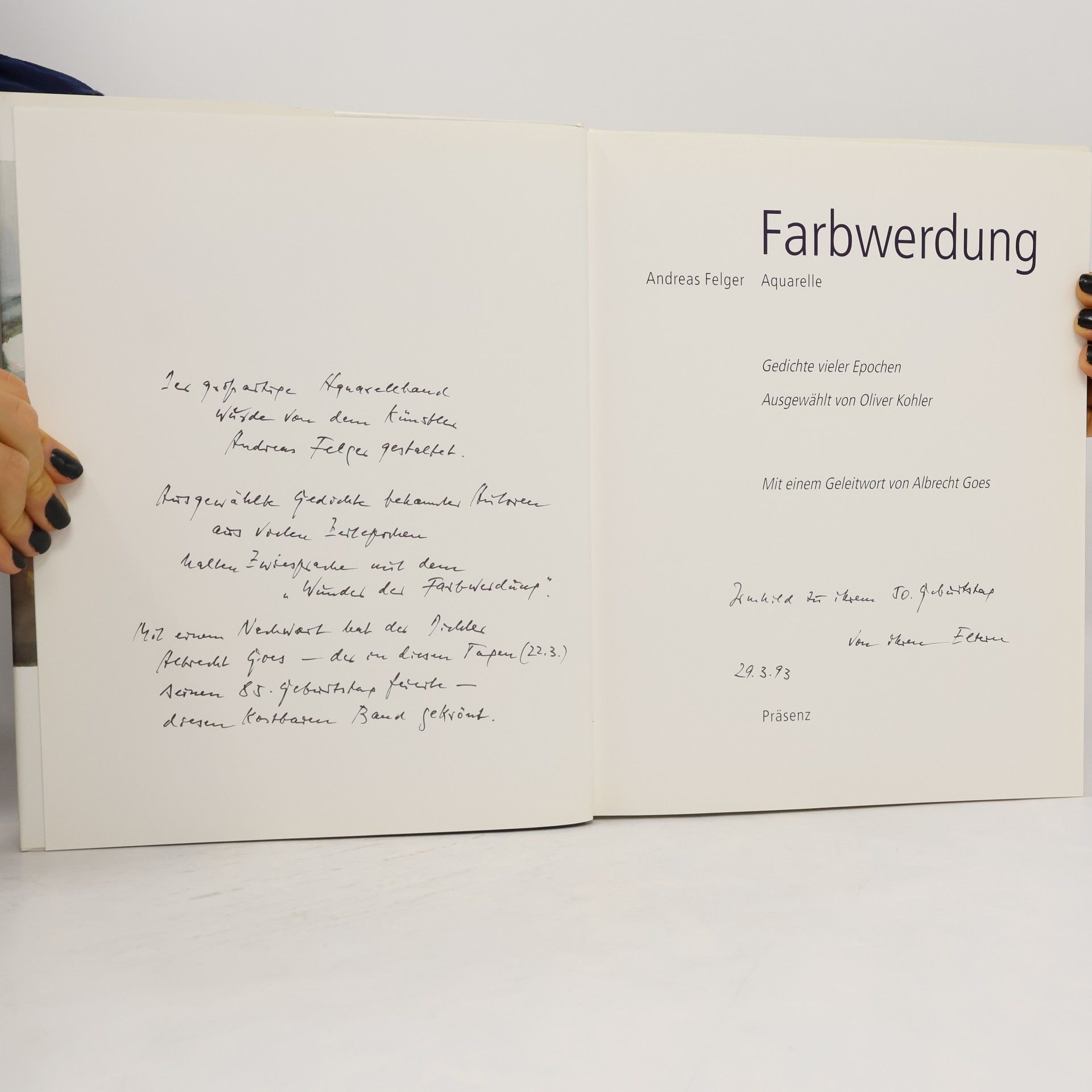 Andreas Felger Farbwerdung