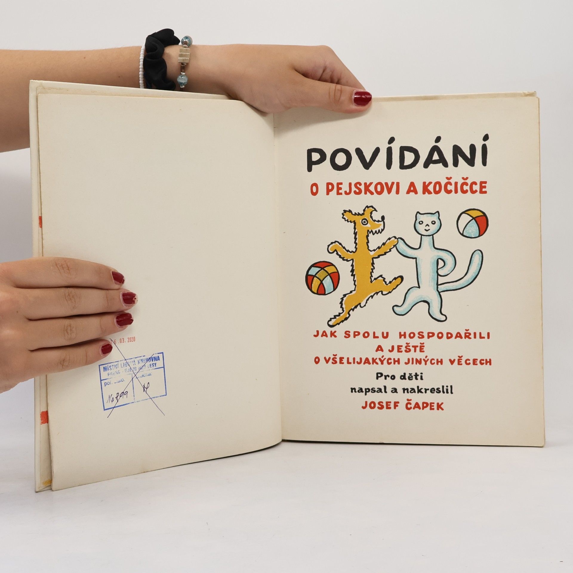 Josef Čapek Povídání o pejskovi a kočičce