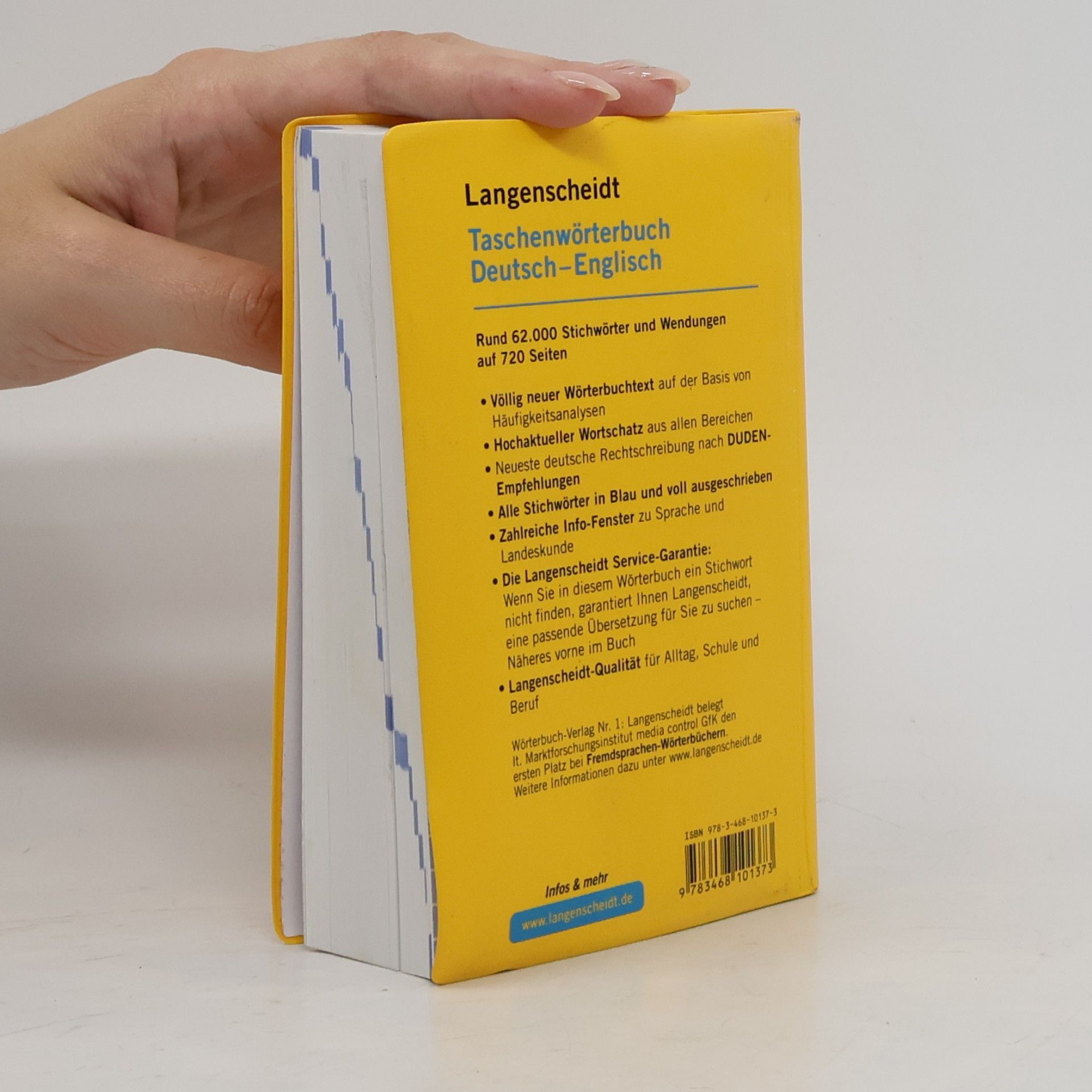 Wolfgang Walther Langenscheidt, Taschenwörterbuch Deutsch-Englisch