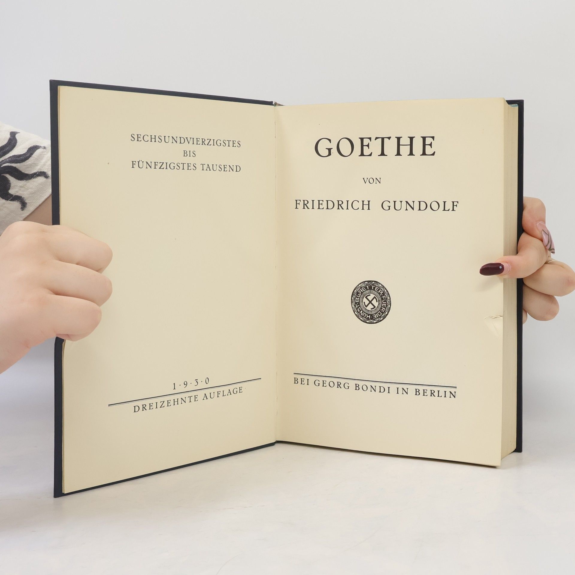 Friedrich Gundolf Goethe von Friedrich Gundolf