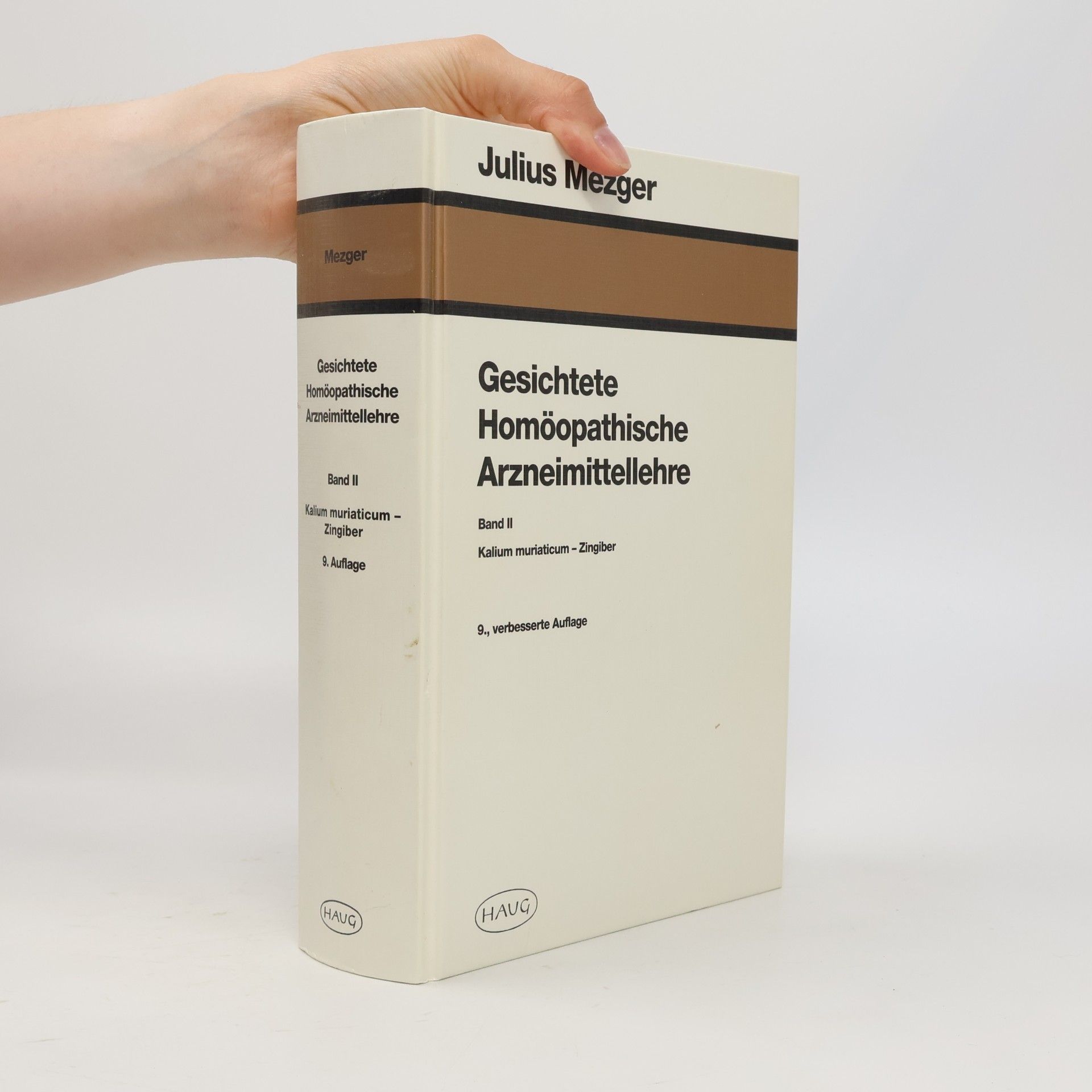 Julius Mezger Gesichtete Homöopathische Arzneimittellehre