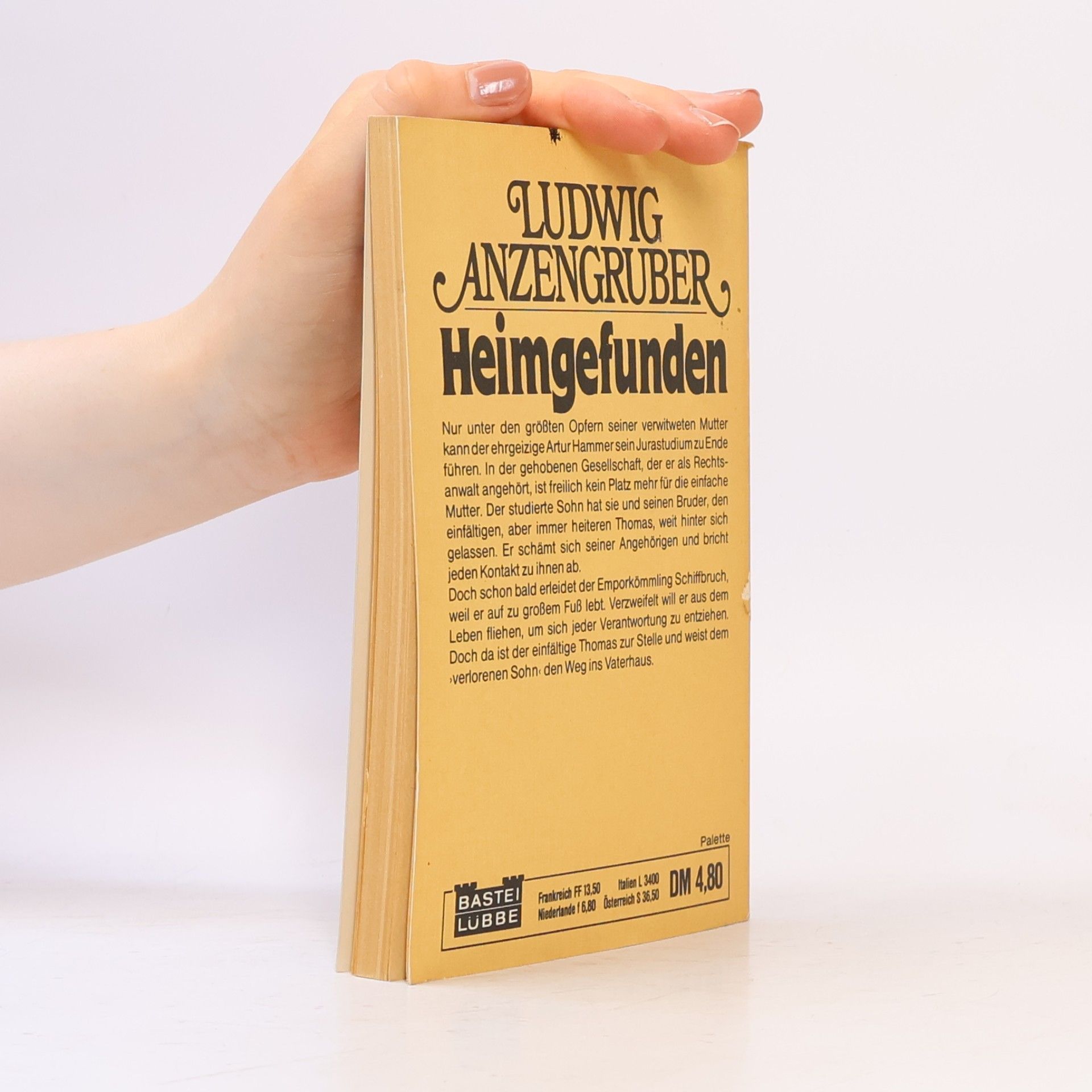 Ludwig Anzengruber Heimgefunden
