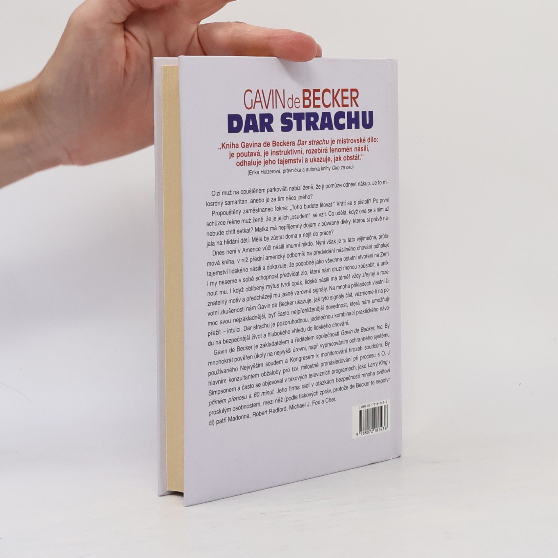 Gavin de Becker Dar strachu