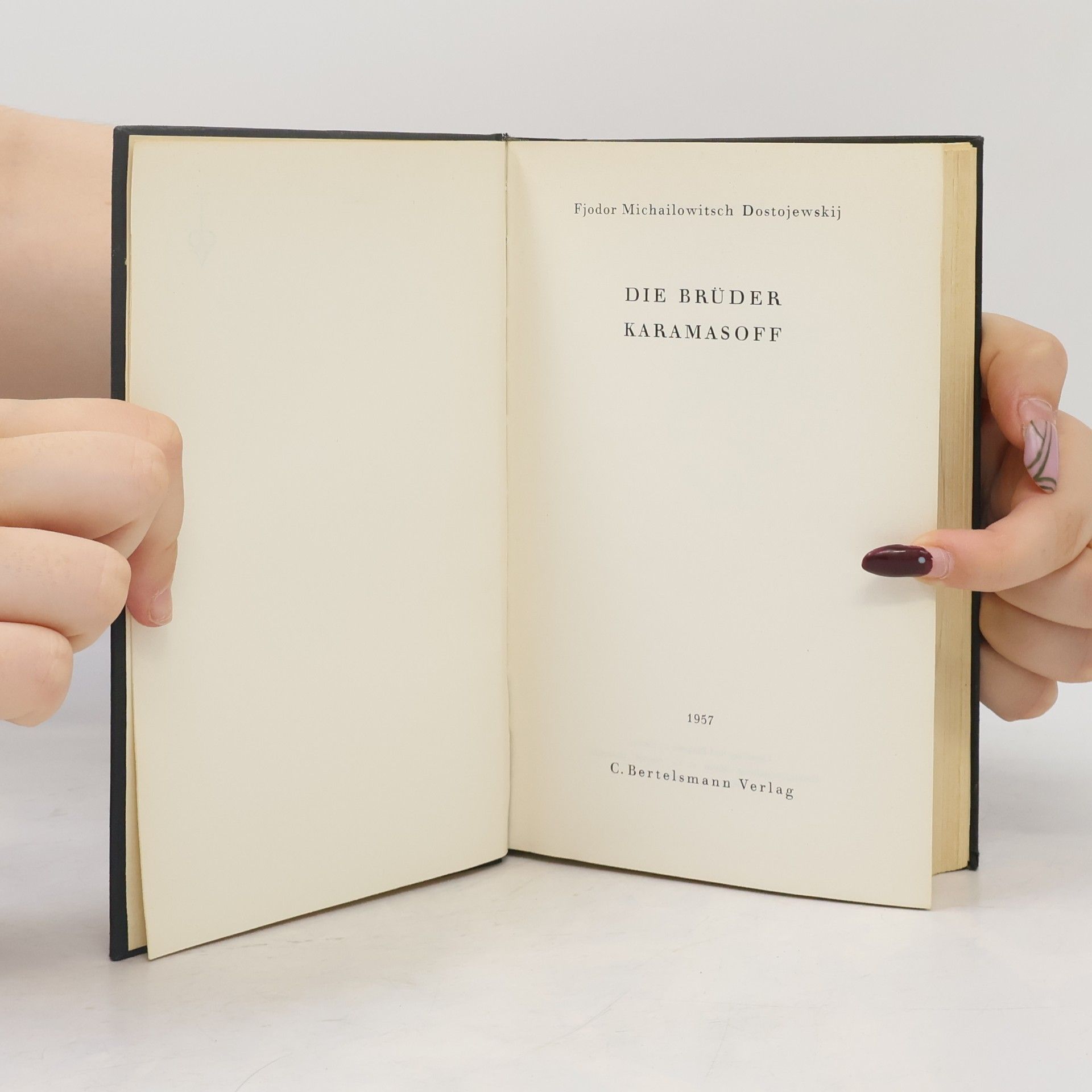 Fyodor Dostoyevsky Die Brüder Karamasoff