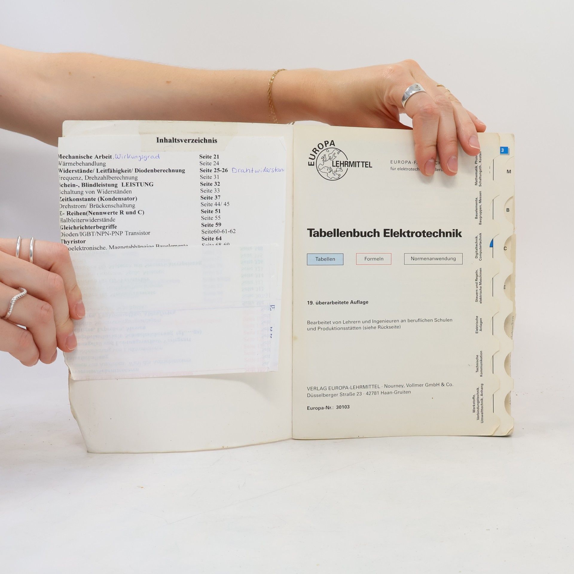 Kolektiv autorů Tabellenbuch Elektrotechnik