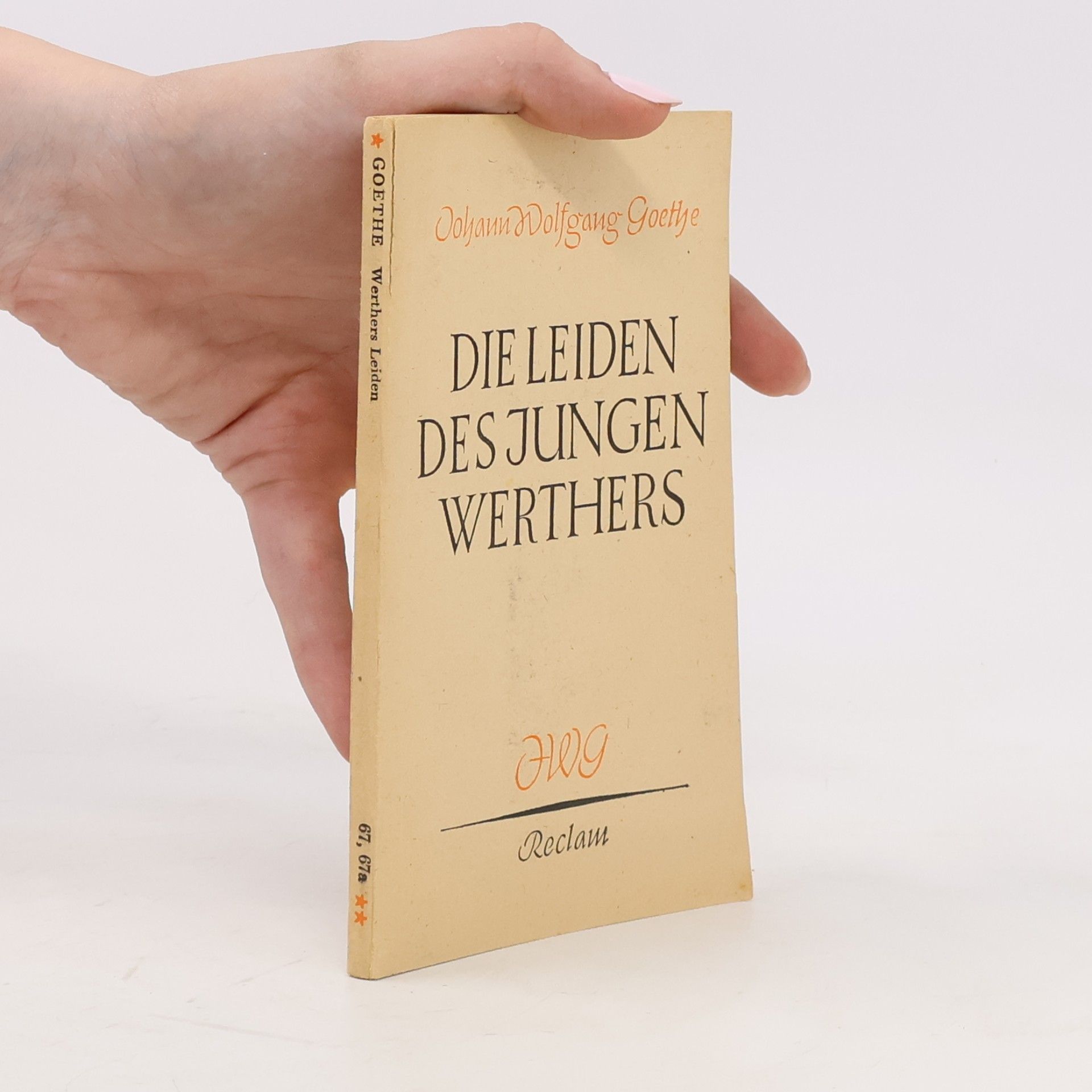 Johann Wolfgang von Goethe Die Leiden des Jungen Werthers