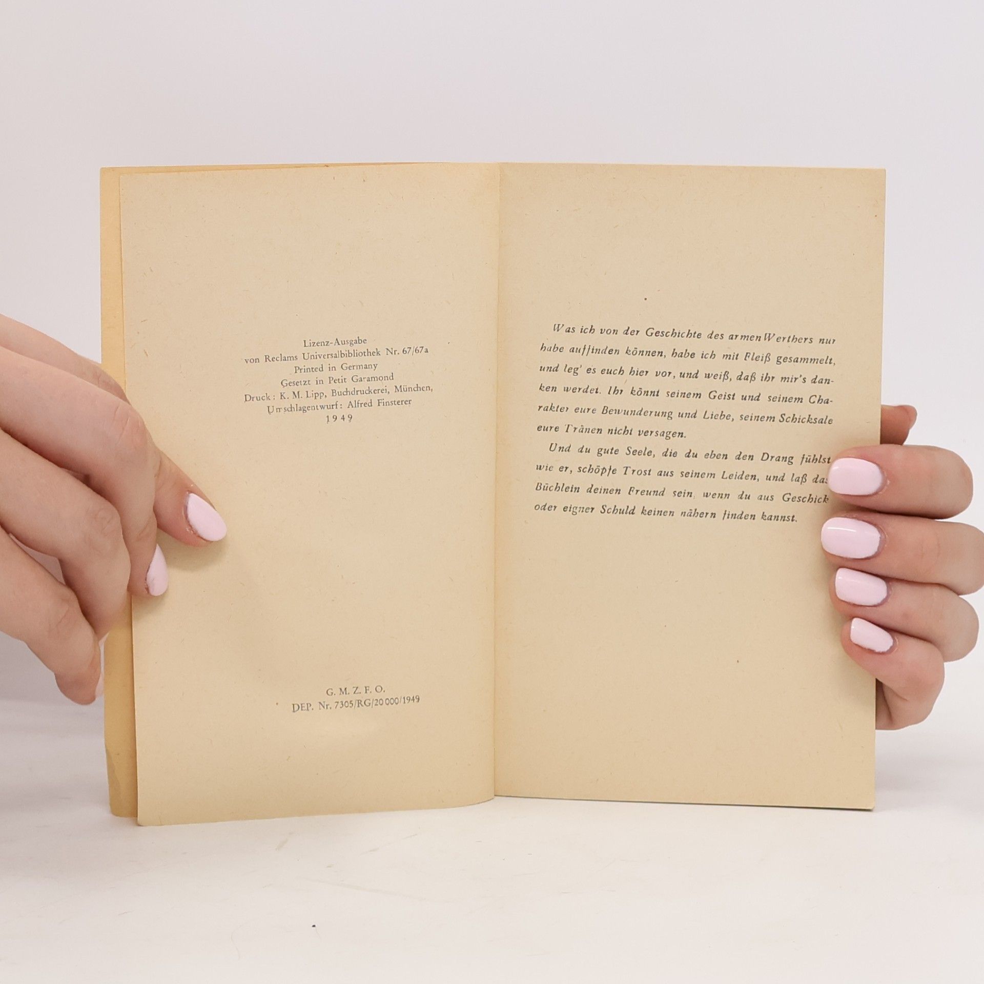 Johann Wolfgang von Goethe Die Leiden des Jungen Werthers