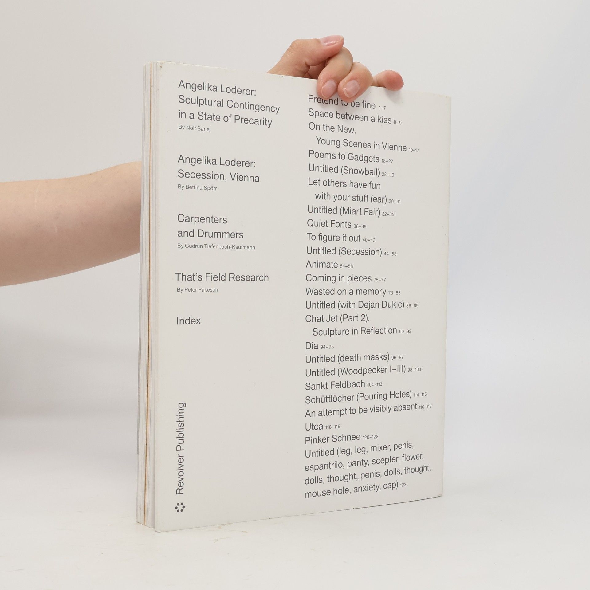 Angelika Loderer Untitled (Book) 2009-19