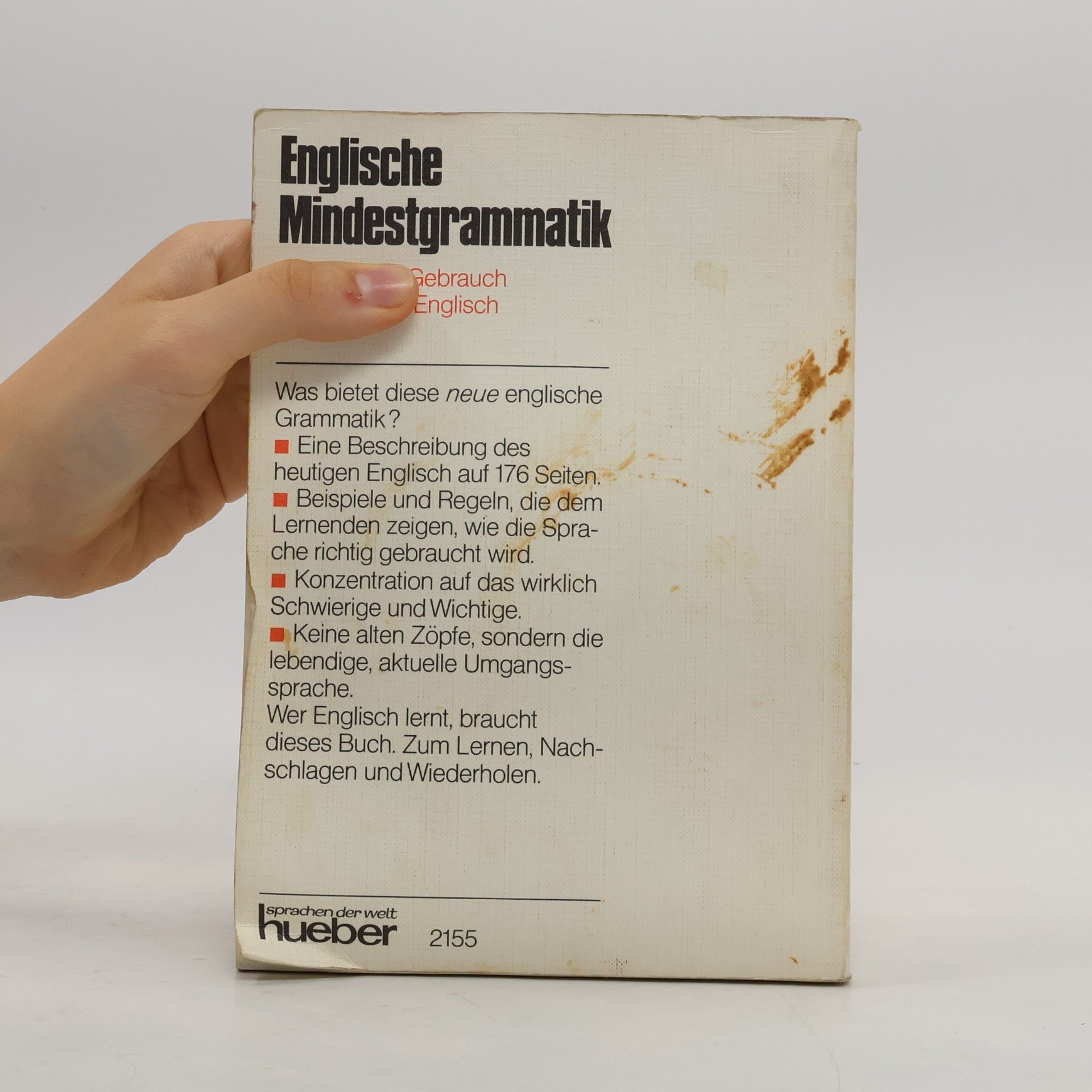 Marion Hoffmann-Weiß Englische Mindestgrammatik