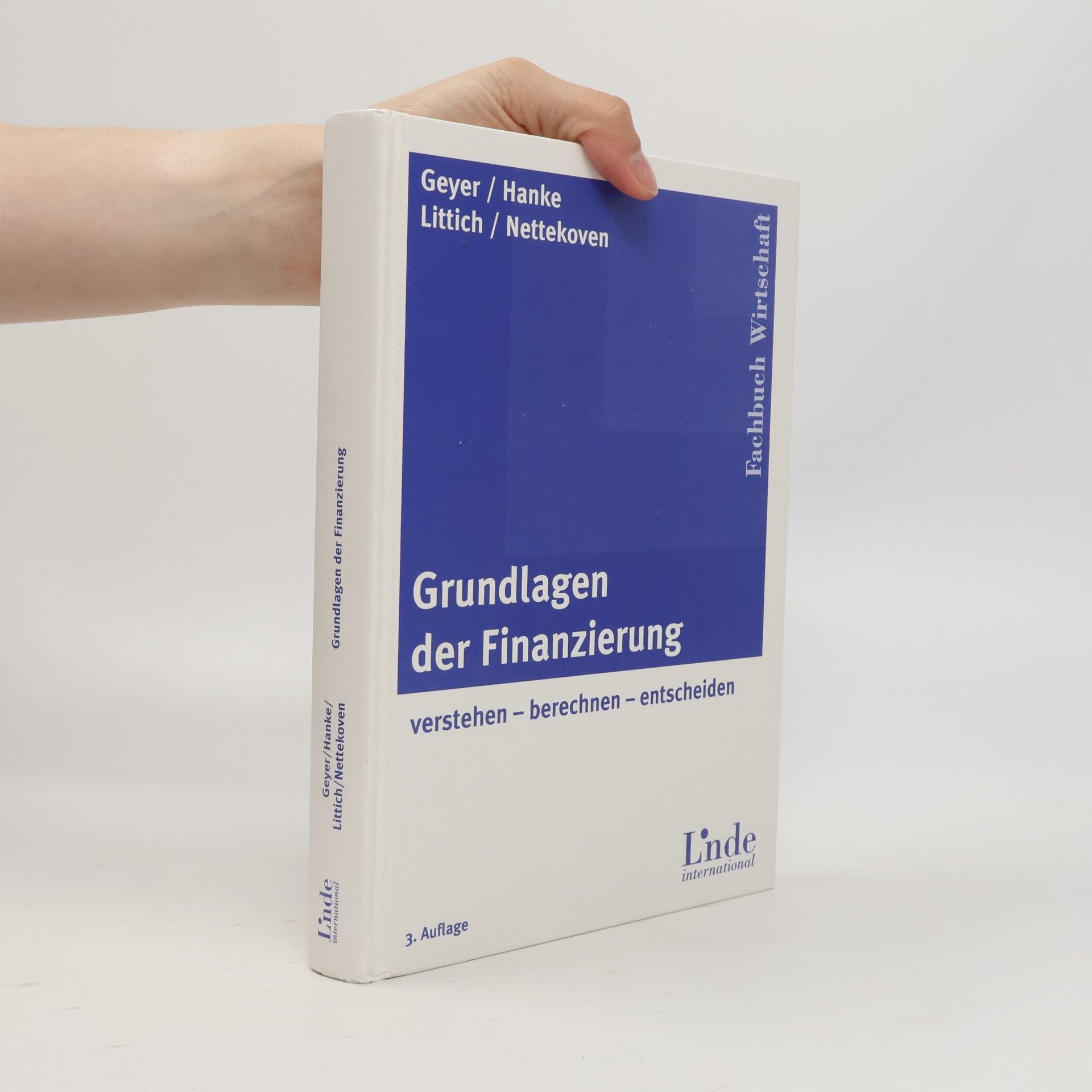 Alois Geyer Grundlagen der Finanzierung