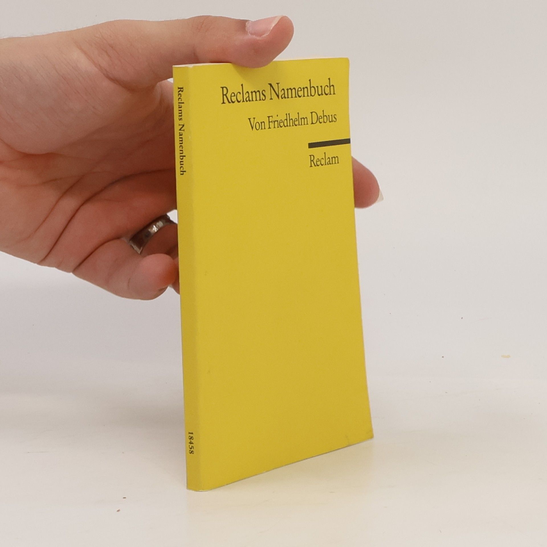 Friedhelm Debus Reclams Namenbuch