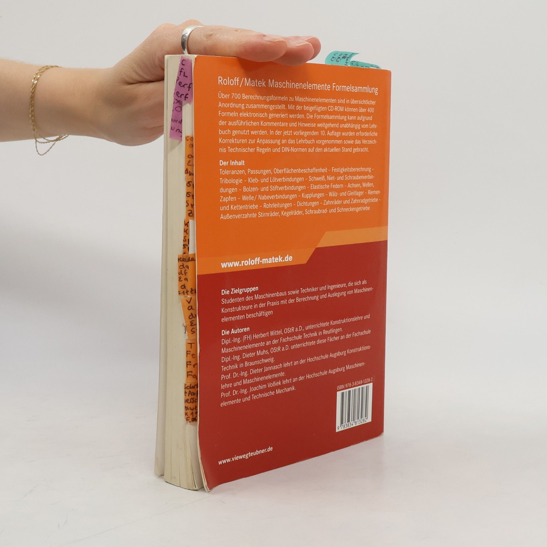 Herbert Wittel Roloff/Matek Maschinenelemente Formelsammlung