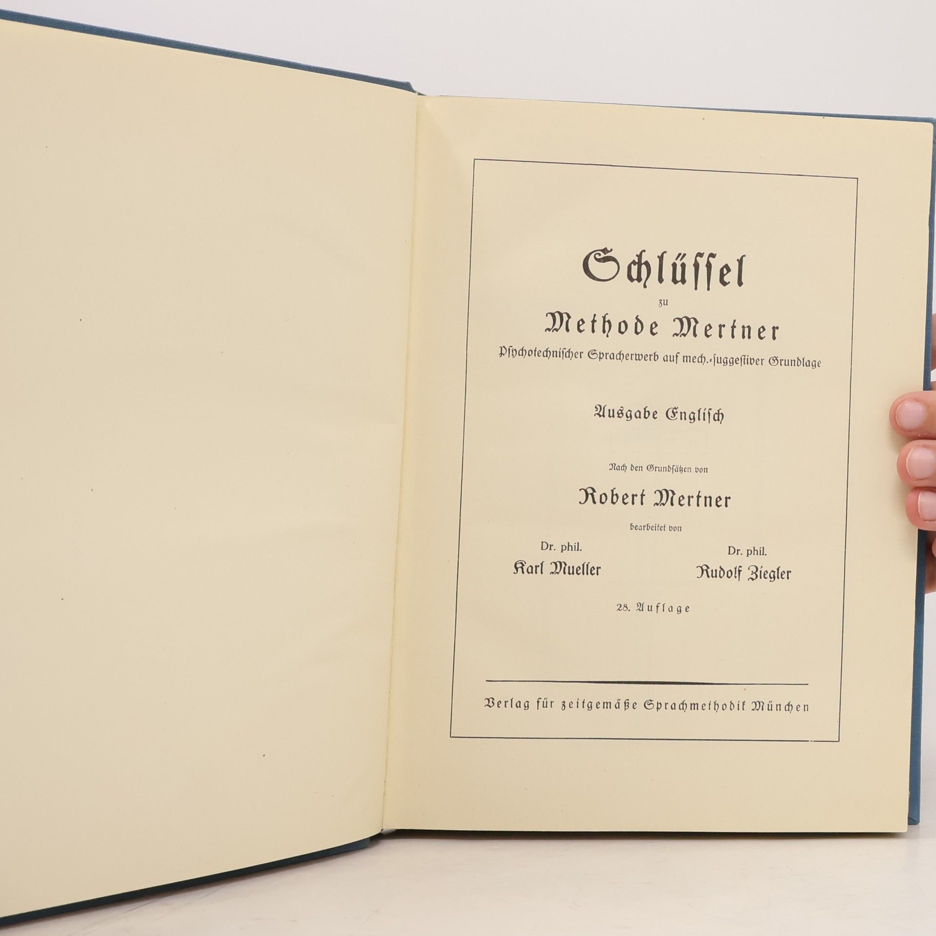 Robert Mertner Schlüssel zu Englisch