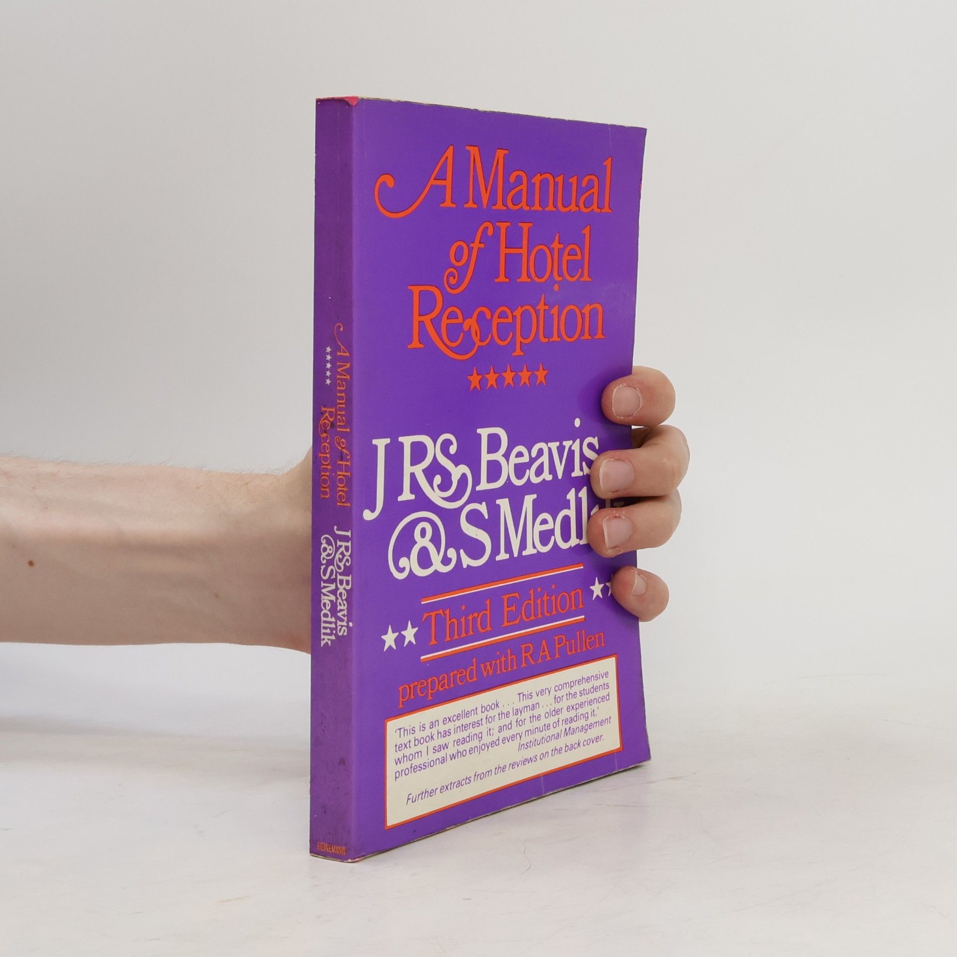 John R. S. Beavis A Manual of Hotel Reception