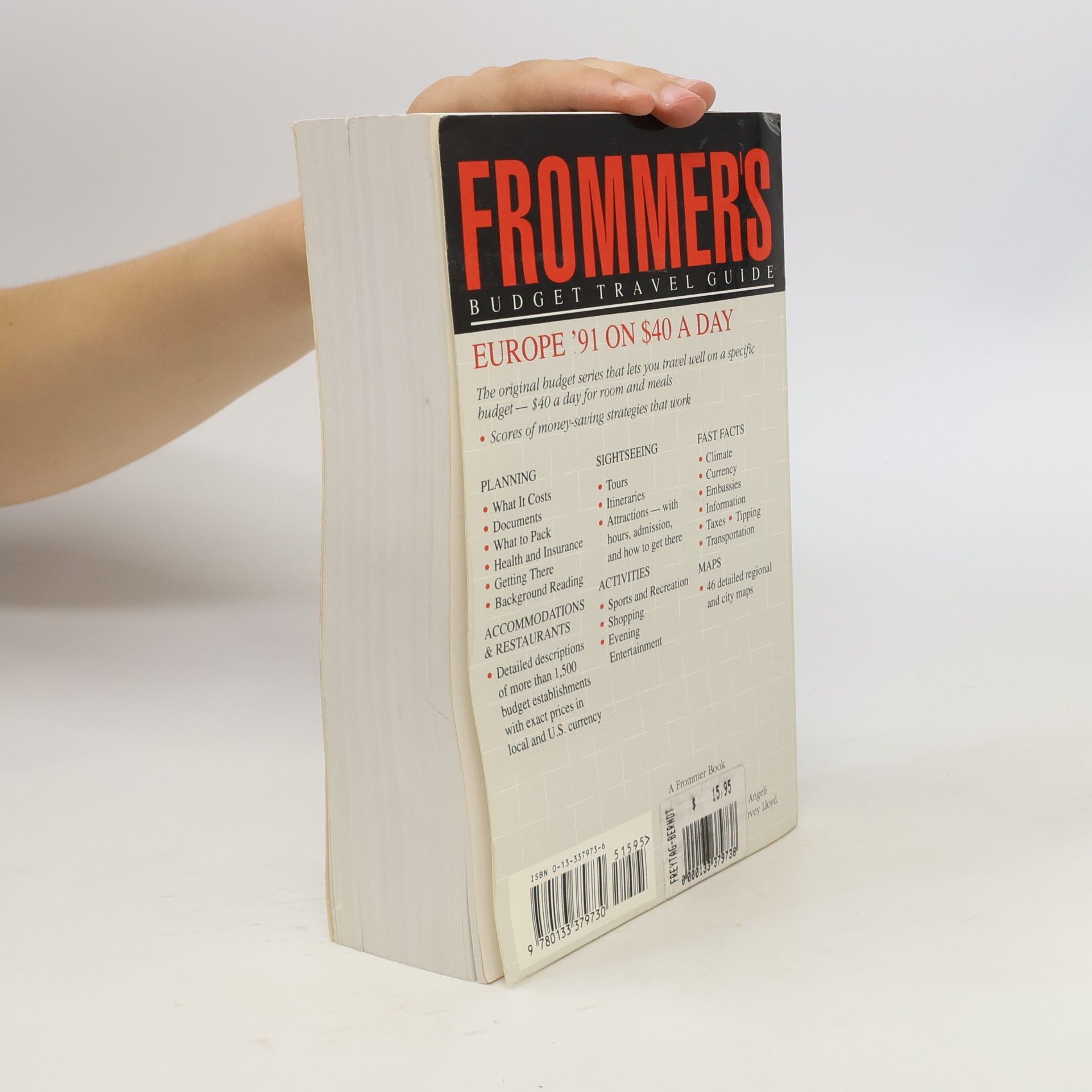 Frommer's Guide - 1991: Europe on $40 a Day