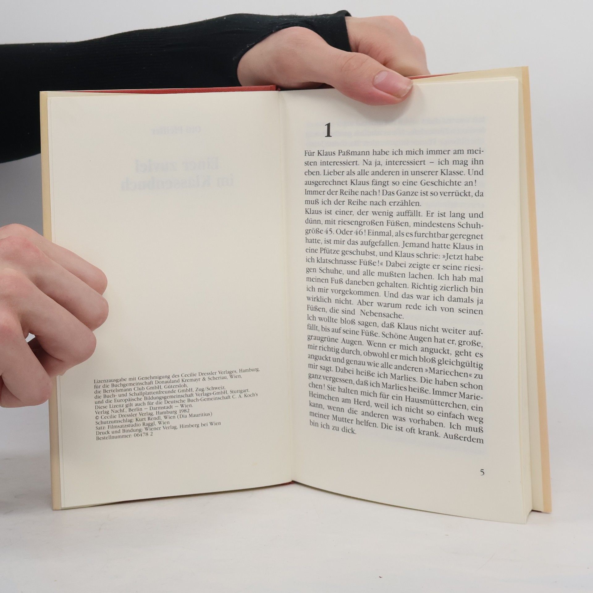 Otto Pfeiffer Einer zuviel im Klassenbuch
