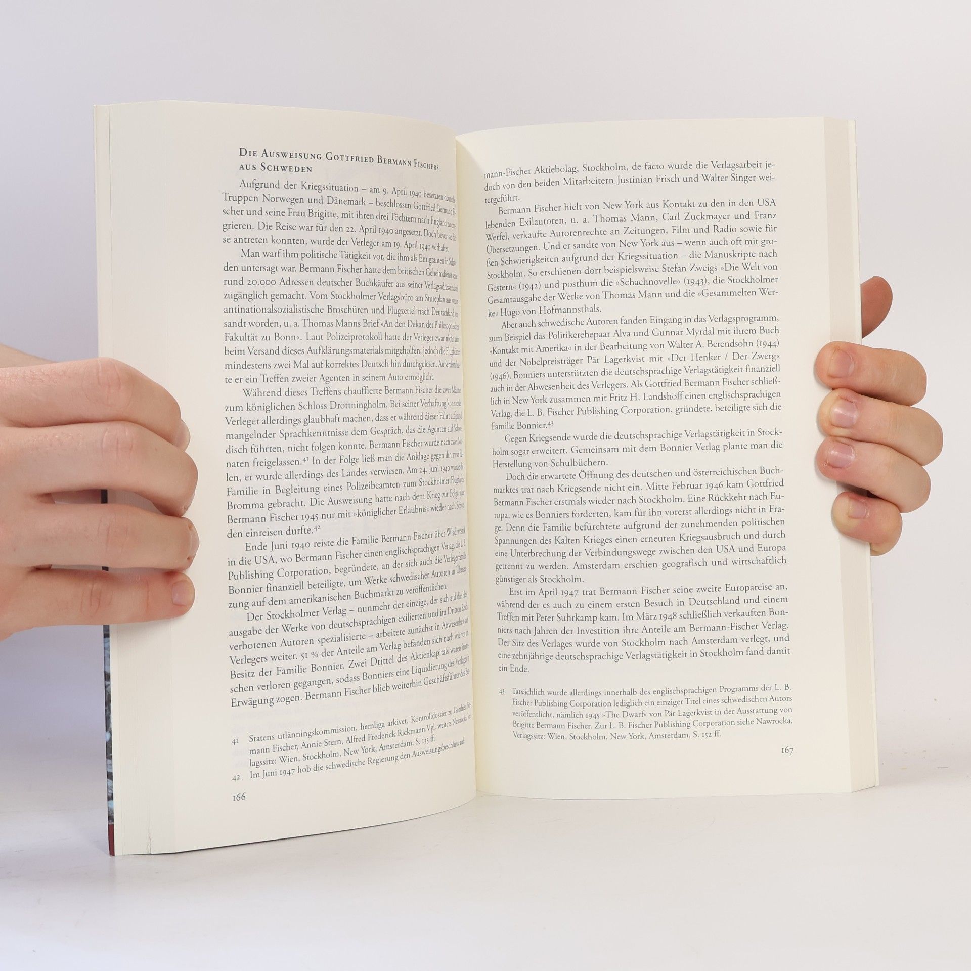 Irene Nawrocka Im Exil in Schweden