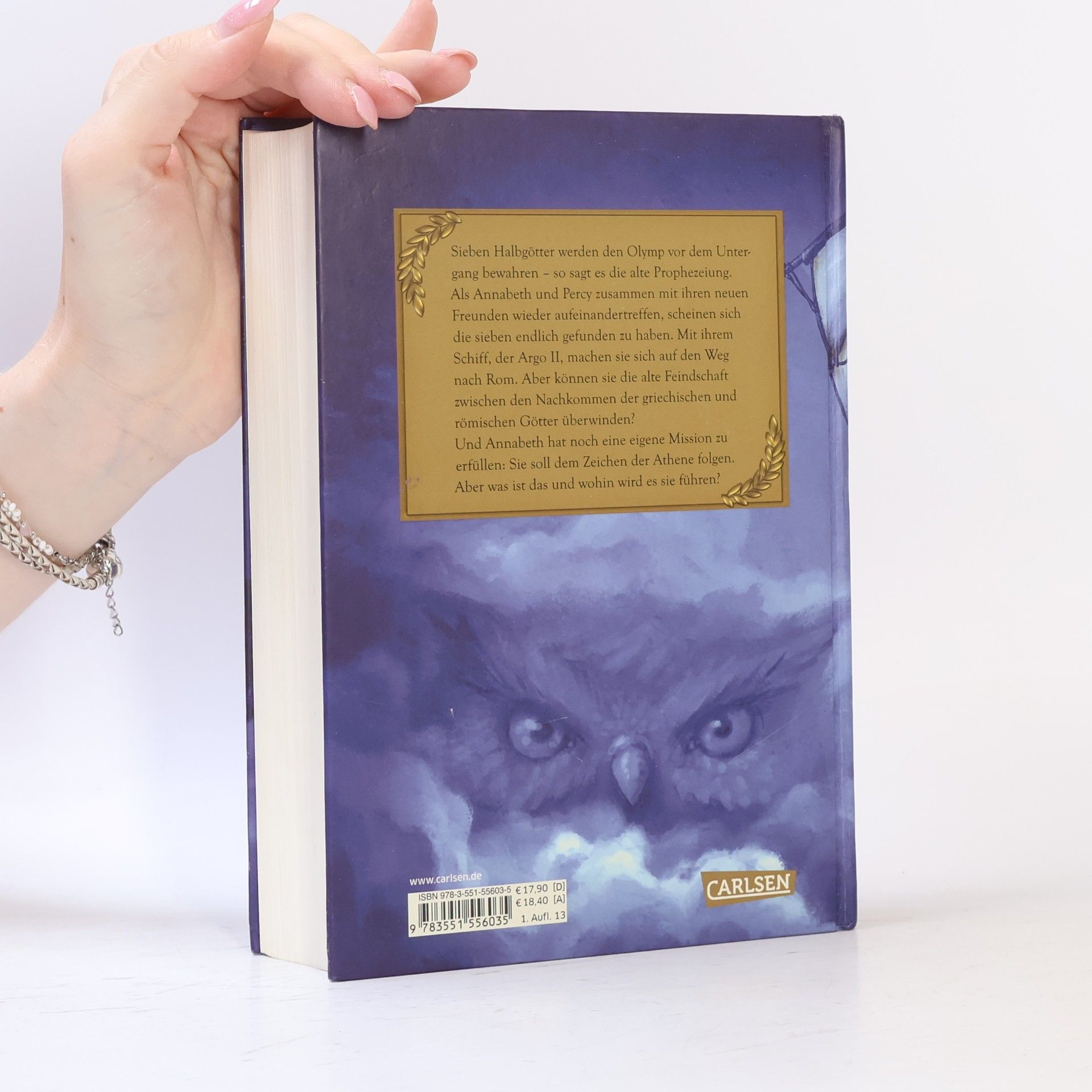 Rick Riordan Helden des Olymp 3: Das Zeichen der Athene