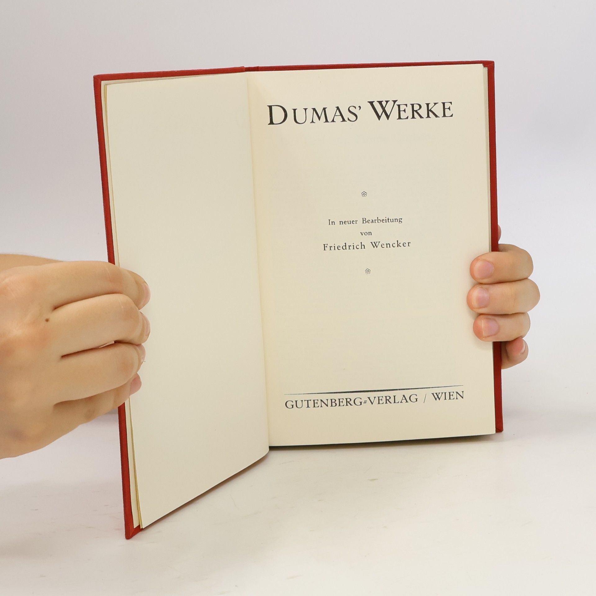 Alexandre Dumas der Ältere Dumas´s Werke