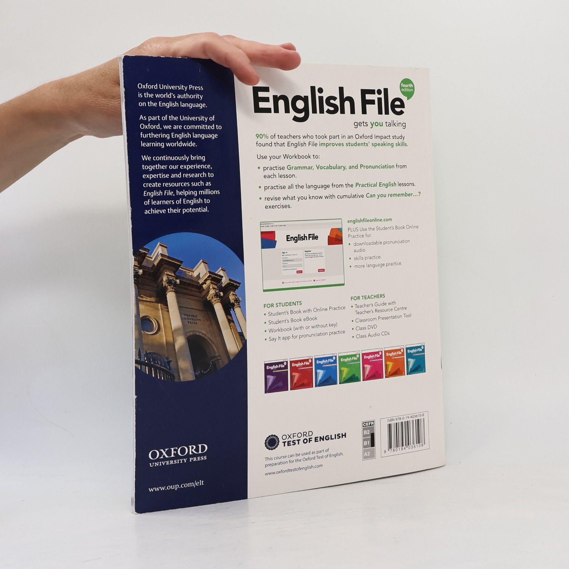 Autorenkollektiv English File Intermediate Workbook with Key, fourth edition