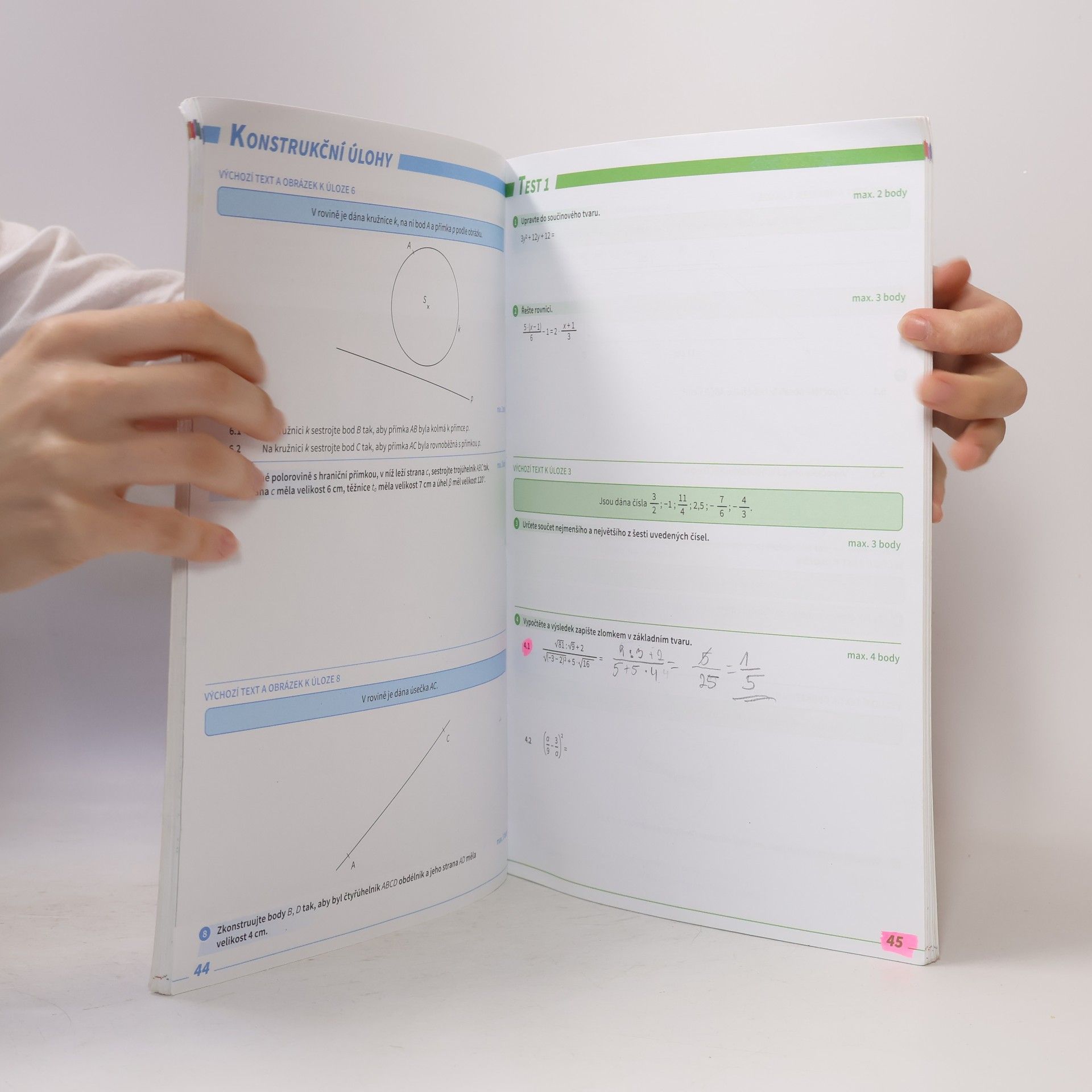 Robert Weinlich Přijímačky v pohodě : příprava na jednotné přijímací řízení SŠ. Matematika