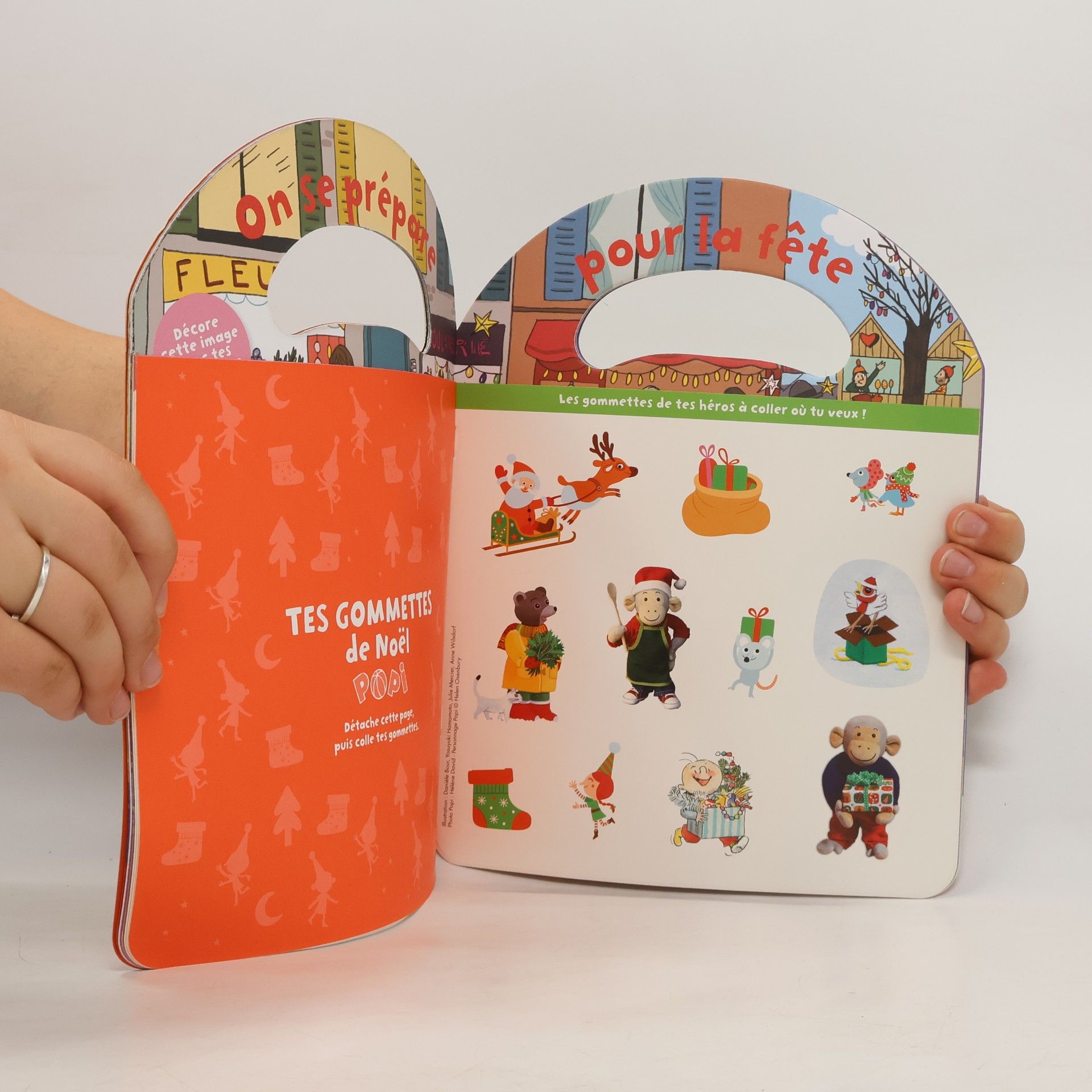 Collectif d'auteurs Popi. Mes premières gommettes. Noël 2023