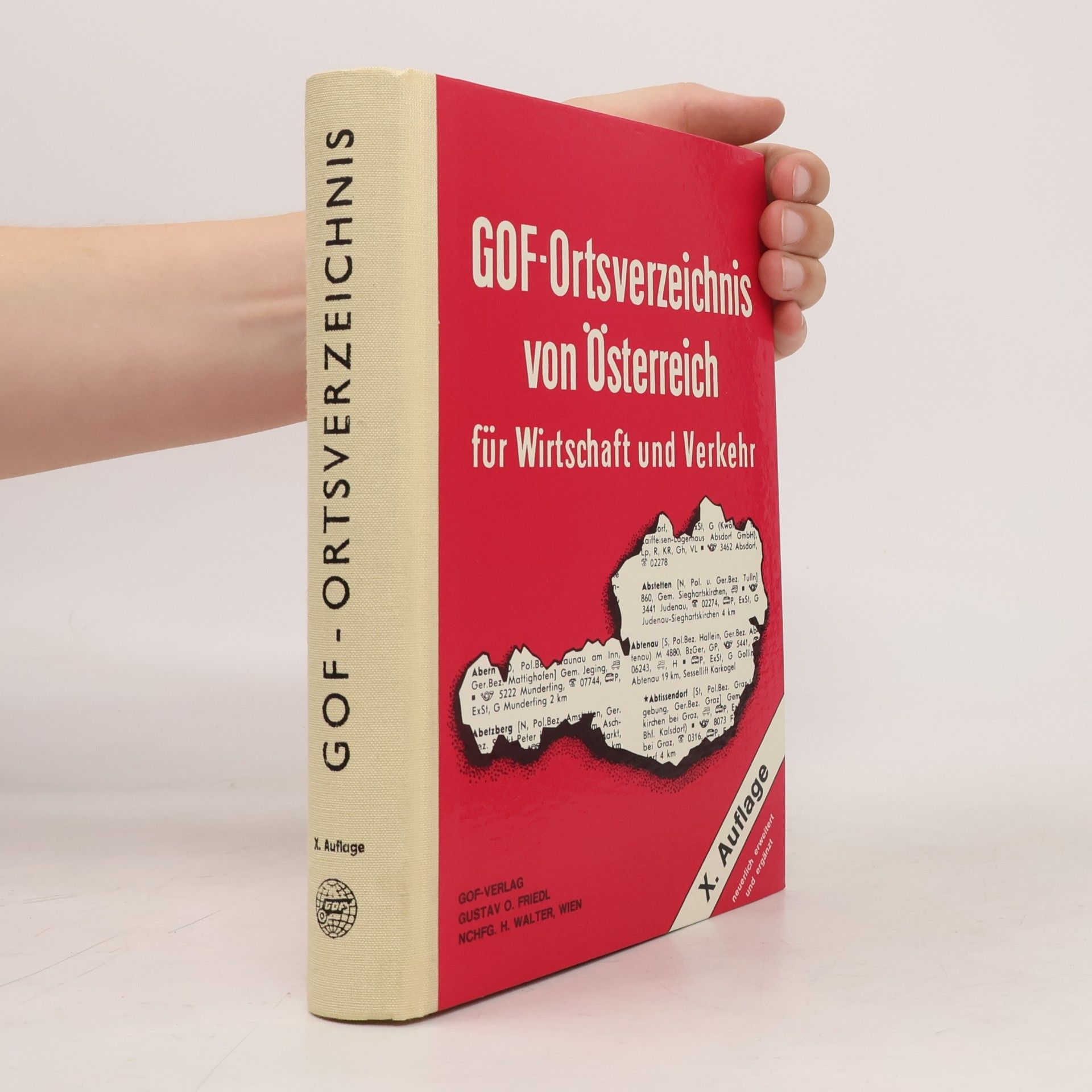 Autorenkollektiv GOF-Ortsverzeichnis von Österreich für Wirtschaft und Verkehr