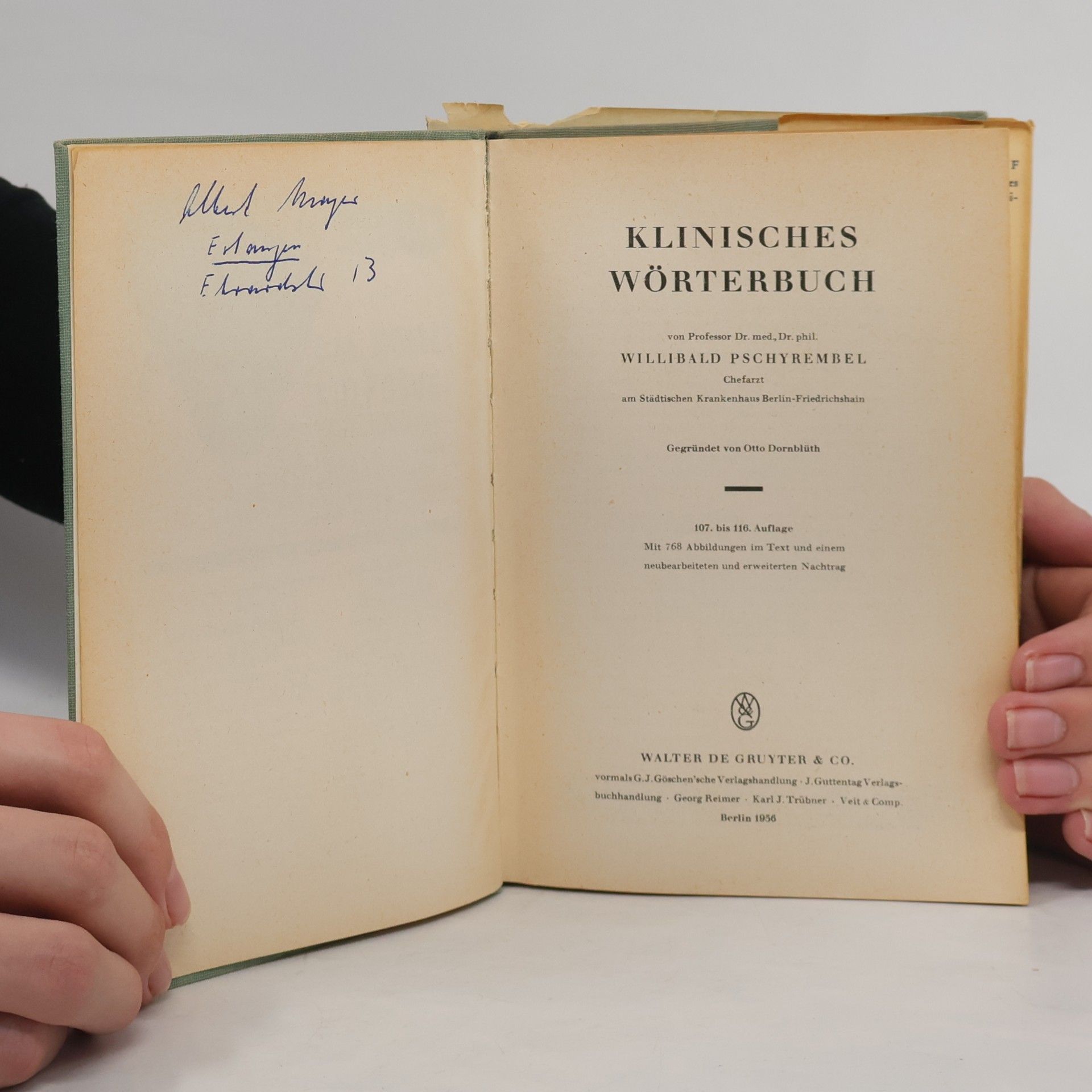 Willibald Pschyrembel Klinisches Wörterbuch