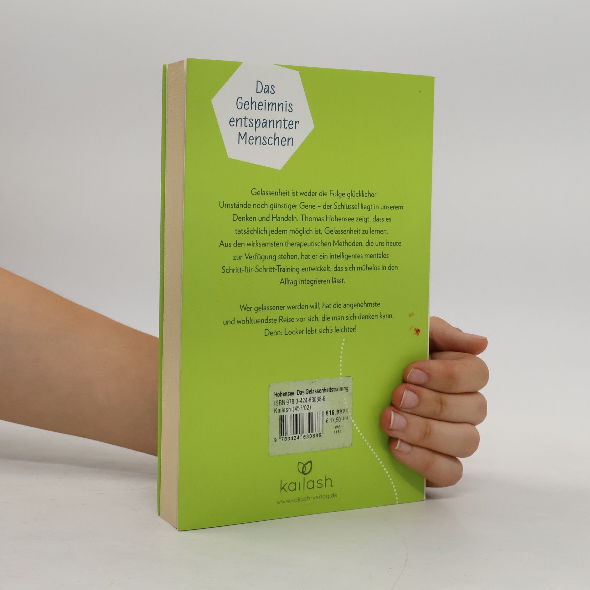 Thomas Hohensee Das Gelassenheitstraining