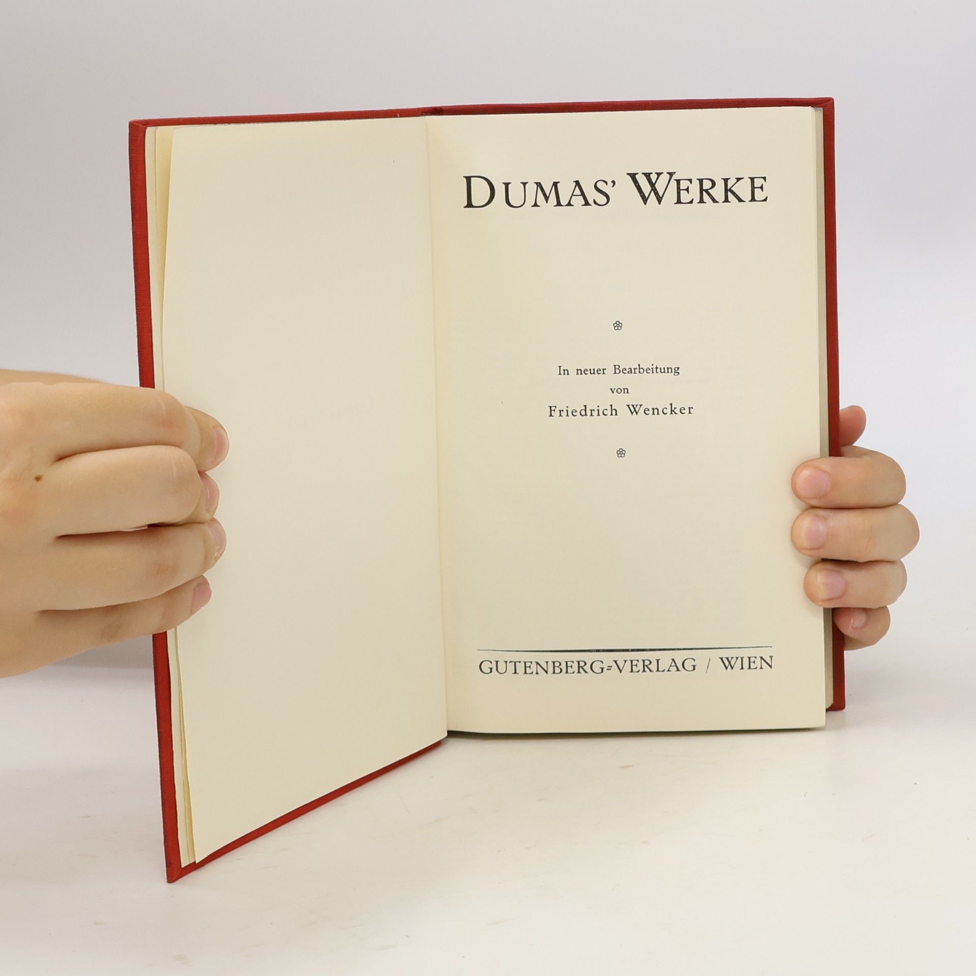 Alexandre Dumas der Ältere Dumas' Werke