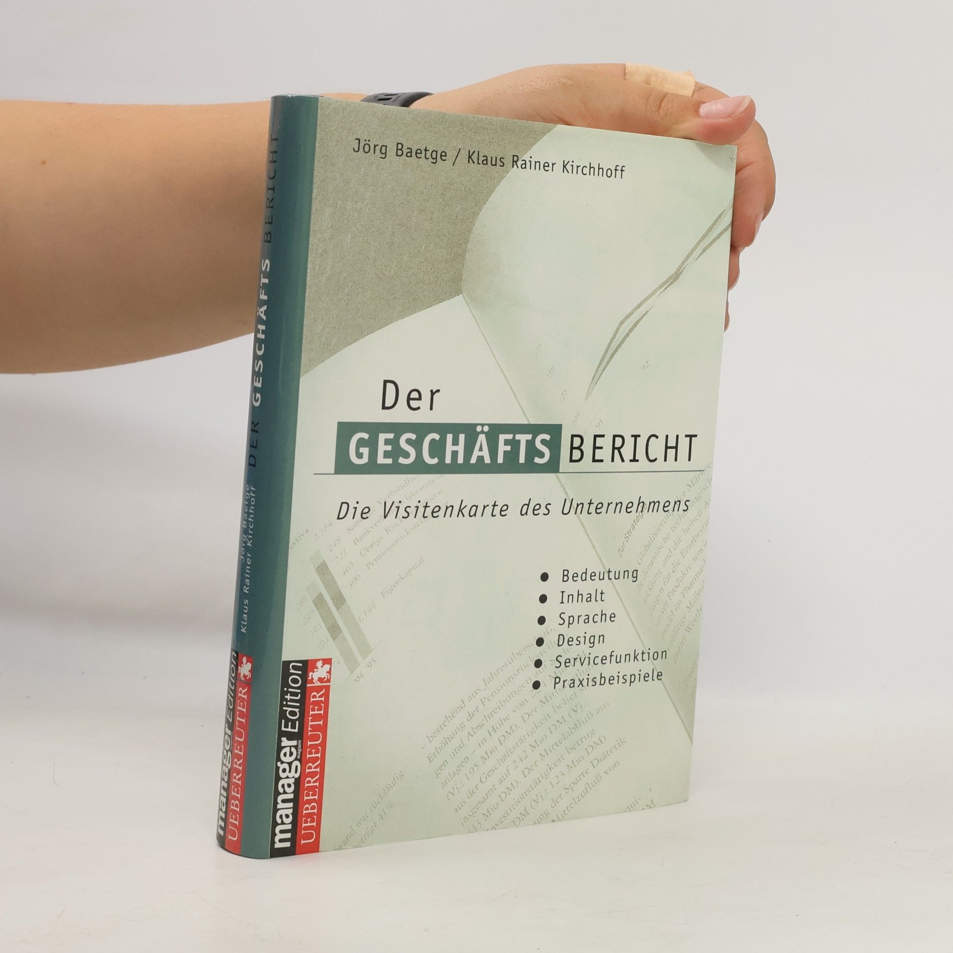 Jörg Baetge Der Geschäftsbericht