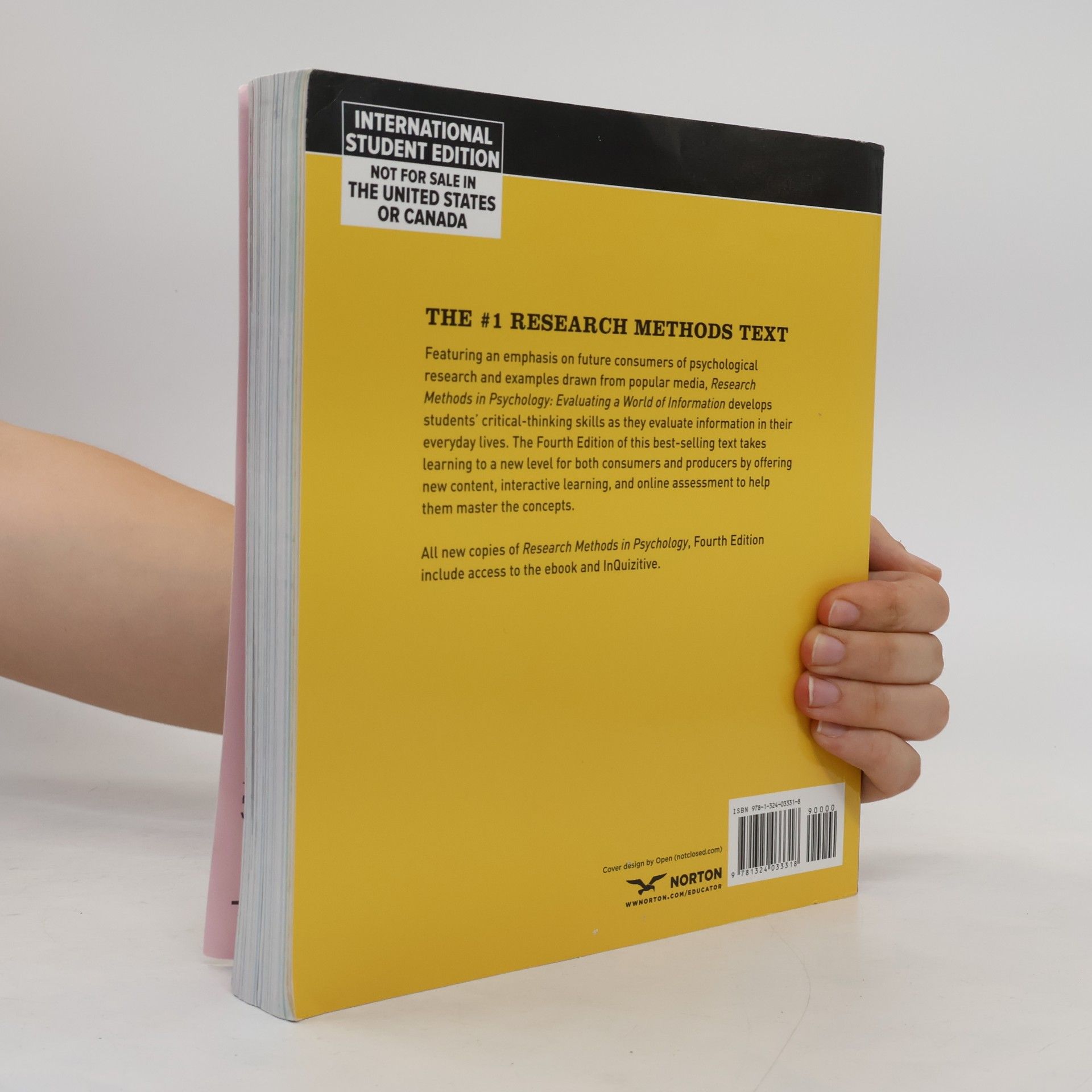 Beth Morling Research Methods in Psychology - Fourth International Student Edition