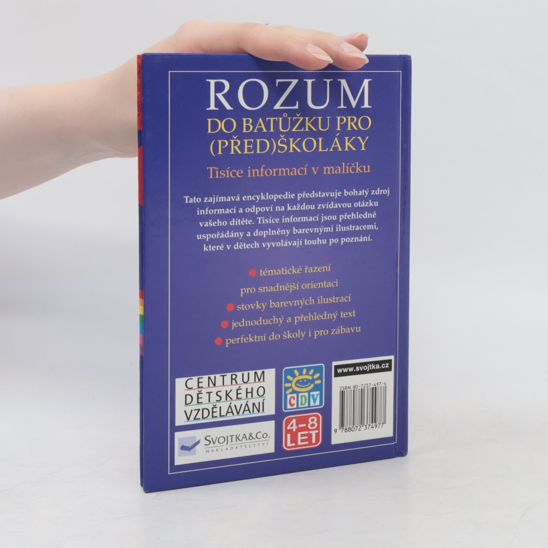 Autorenkollektiv Rozum do batůžku pro (před)školáky: Tisíce informací v malíčku pro děti od čtyř let