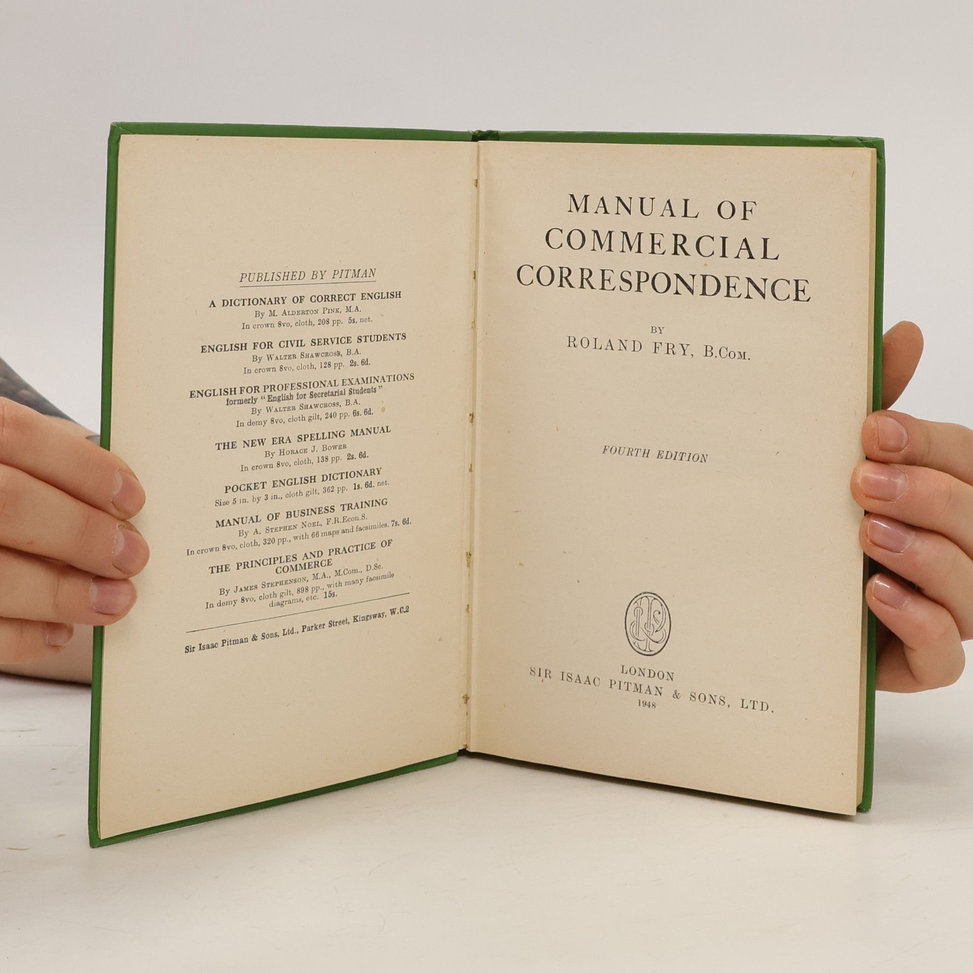 Roland Fry Manual of Commercial Correspondence