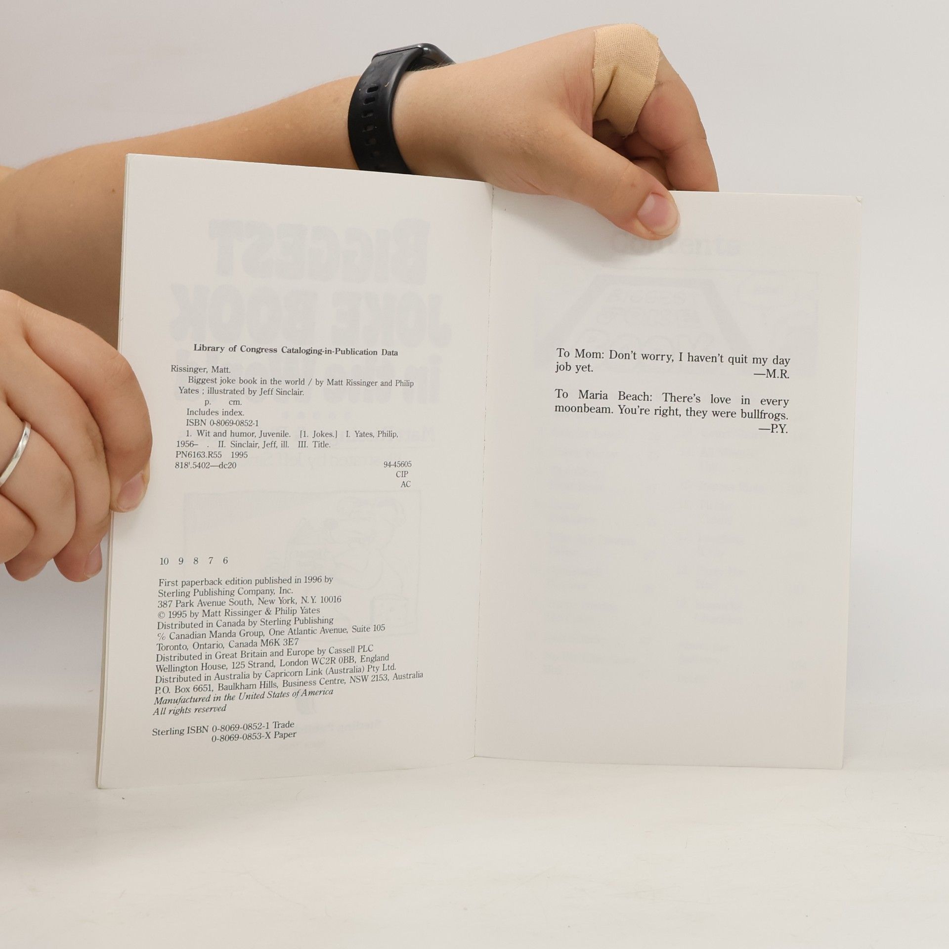Matt Rissinger Biggest Joke Book in the World
