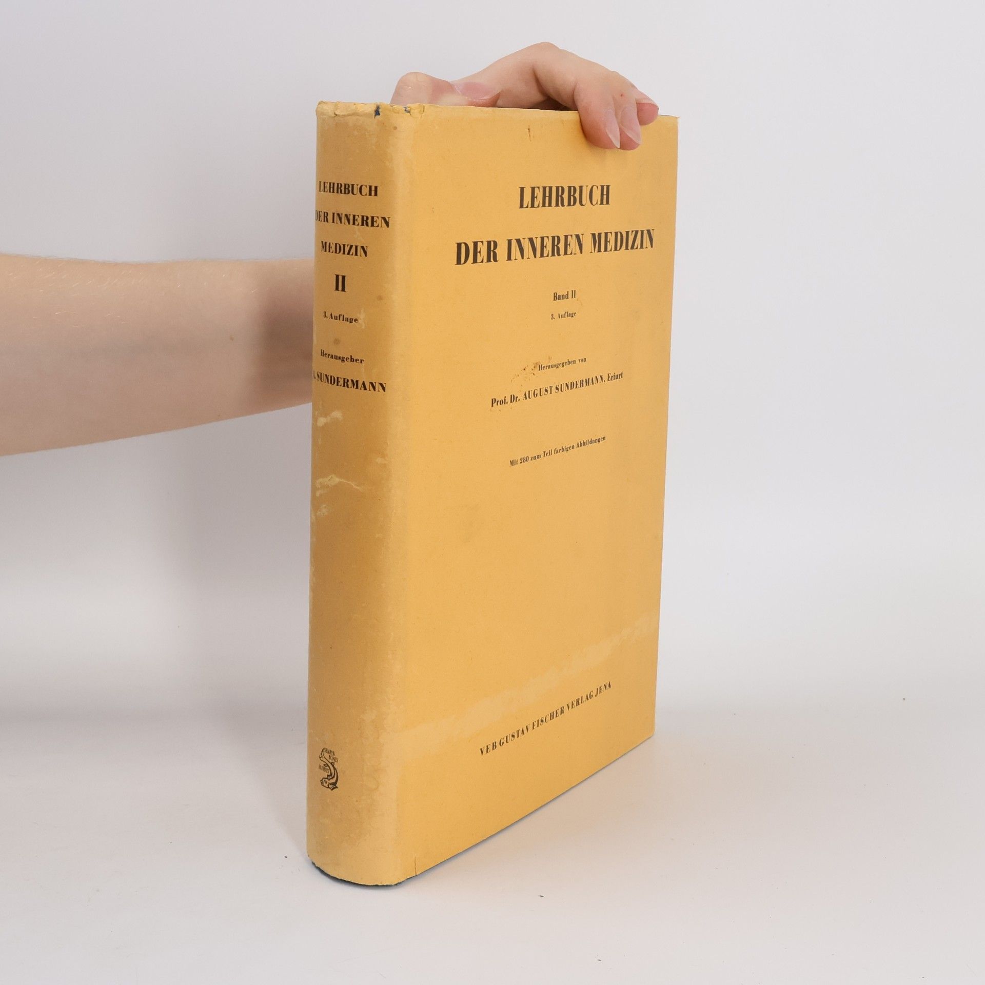 August Sundermann Lehrbuch der inneren Medizin, Band II.