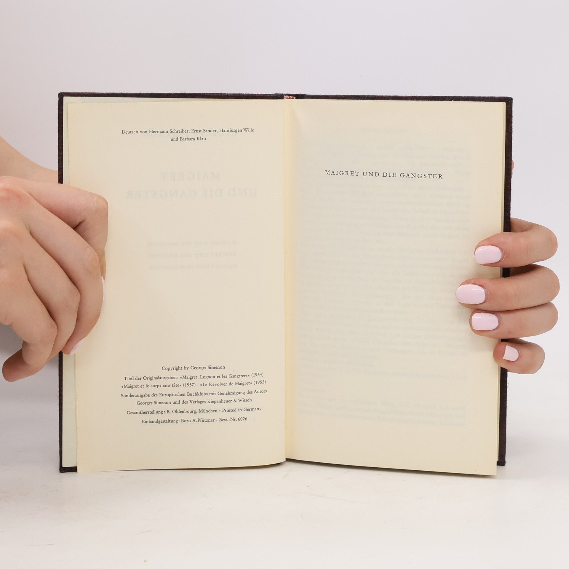 Georges Simenon Maigret und die Gangster