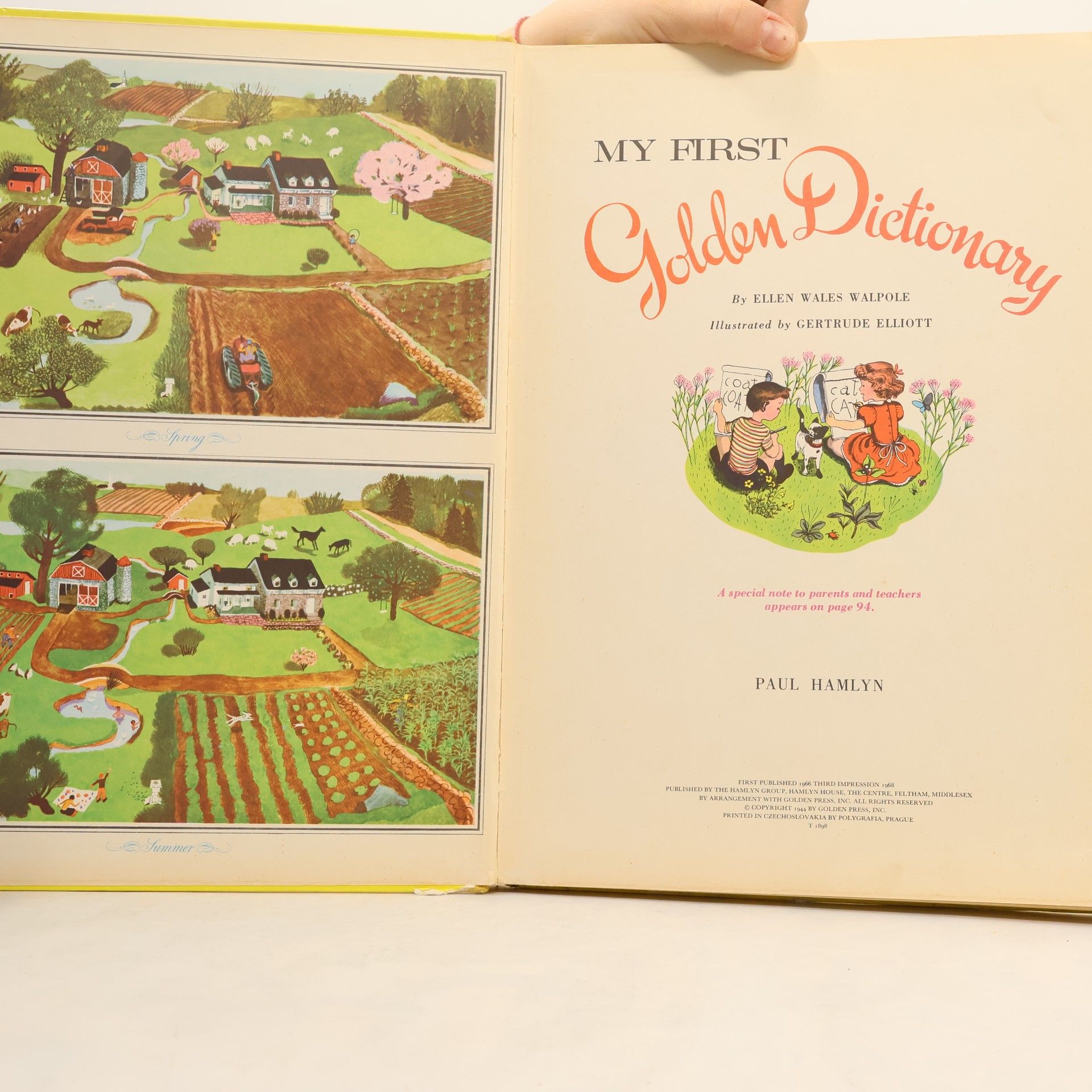 Ellen Wales Walpole My First Golden Dictionary