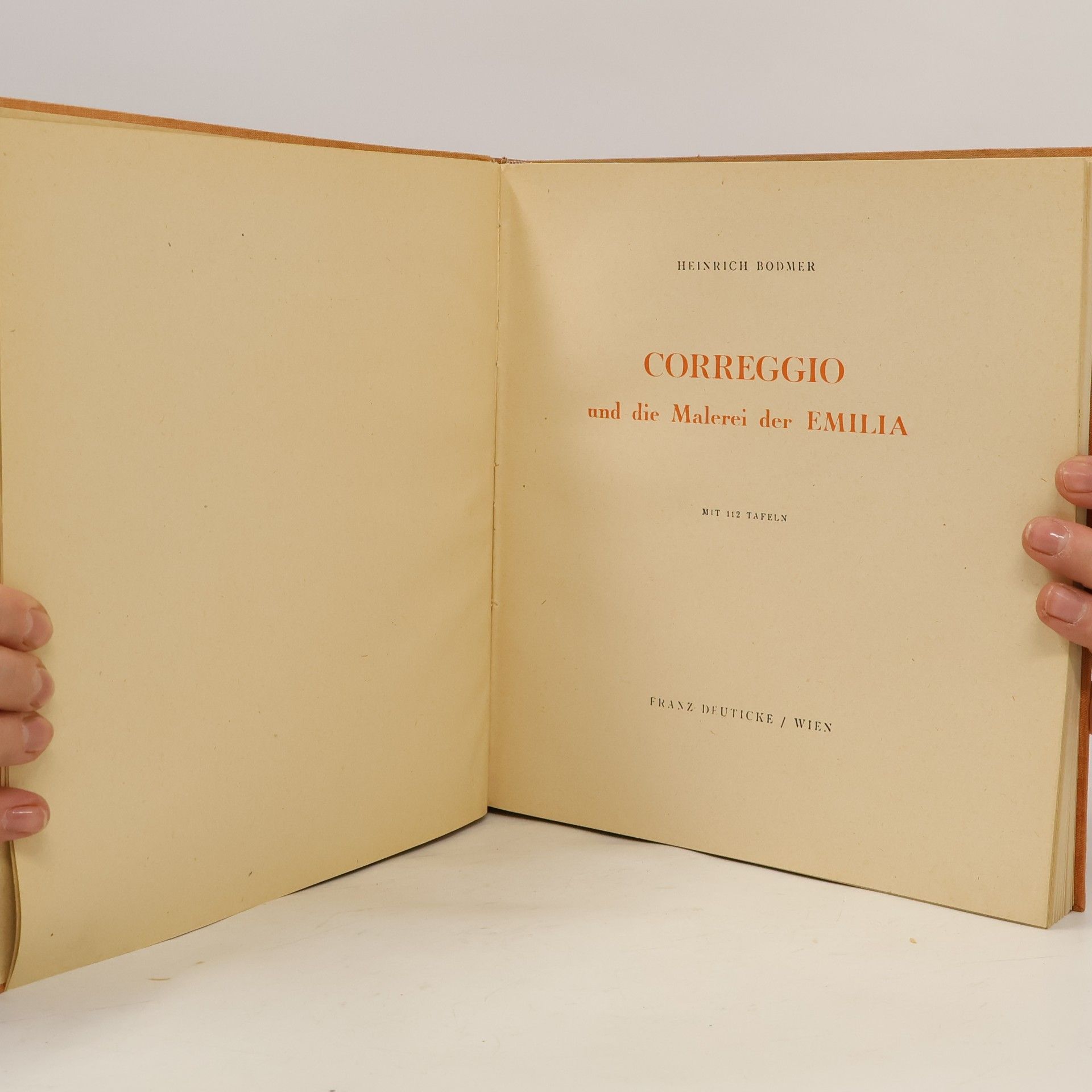 Heinrich Bodmer Correggio und die Malerei der Emilia