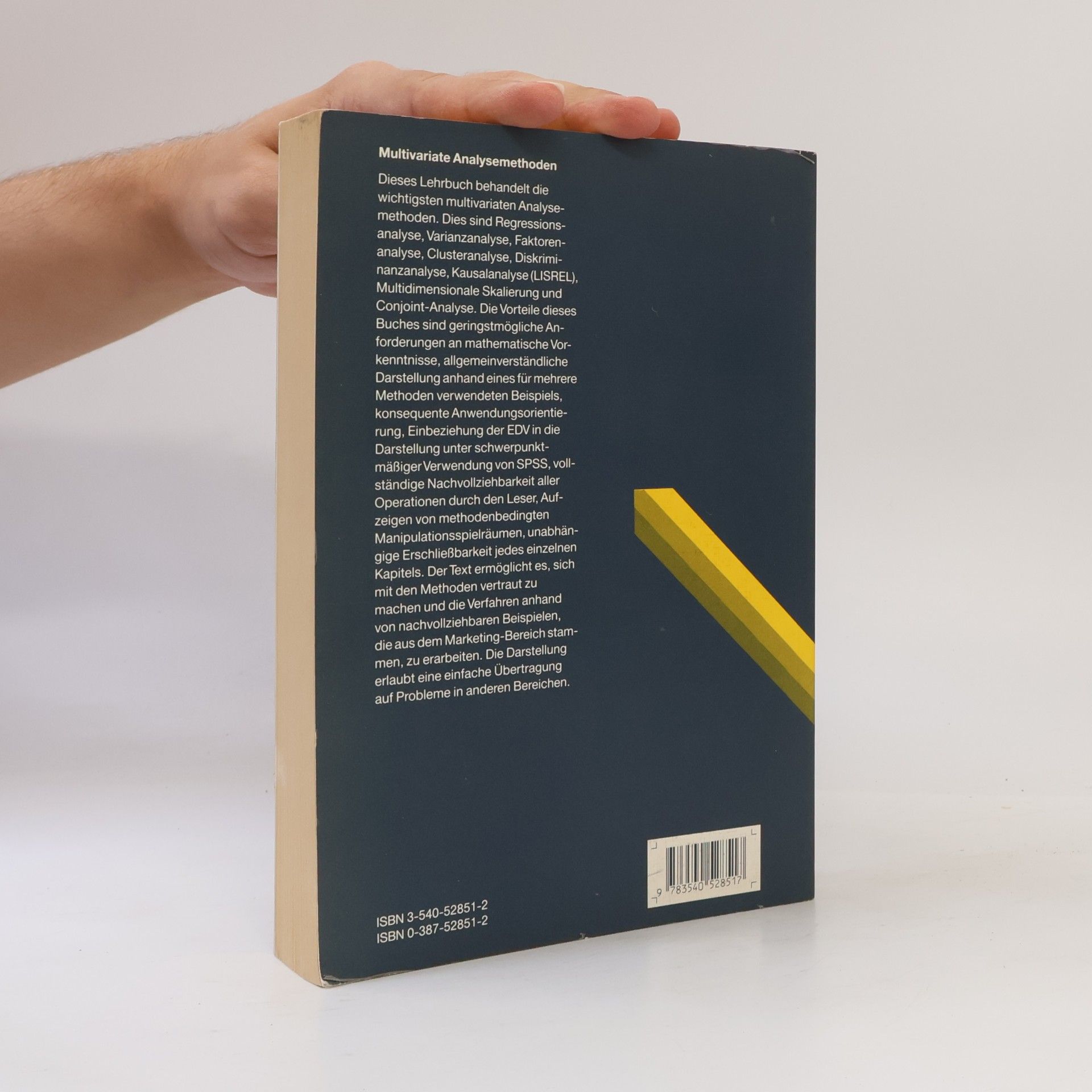 Klaus Backhaus Springer-Lehrbuch: Multivariate Analysemethoden
