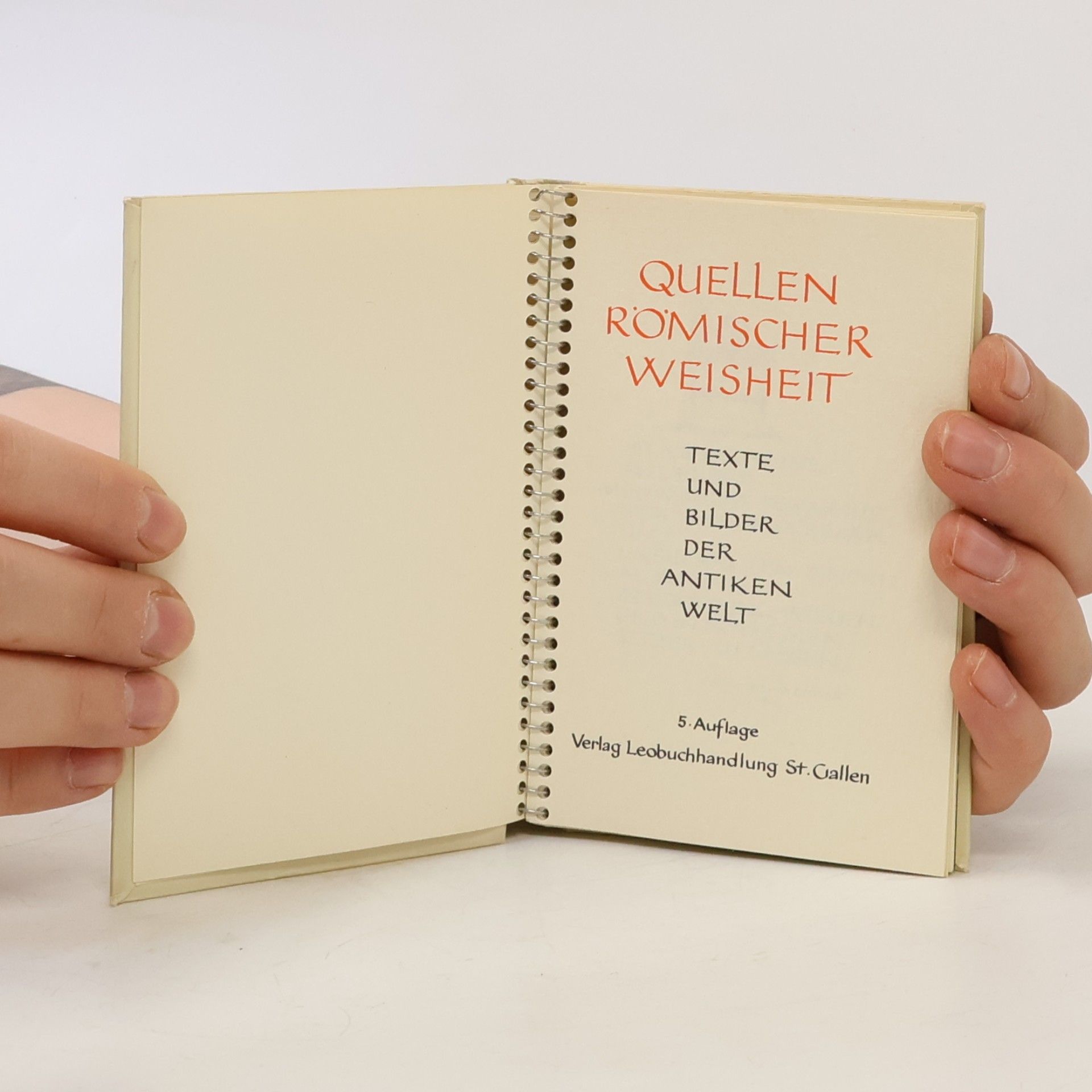 Eugen Hettinger Quellen römischer Weisheit