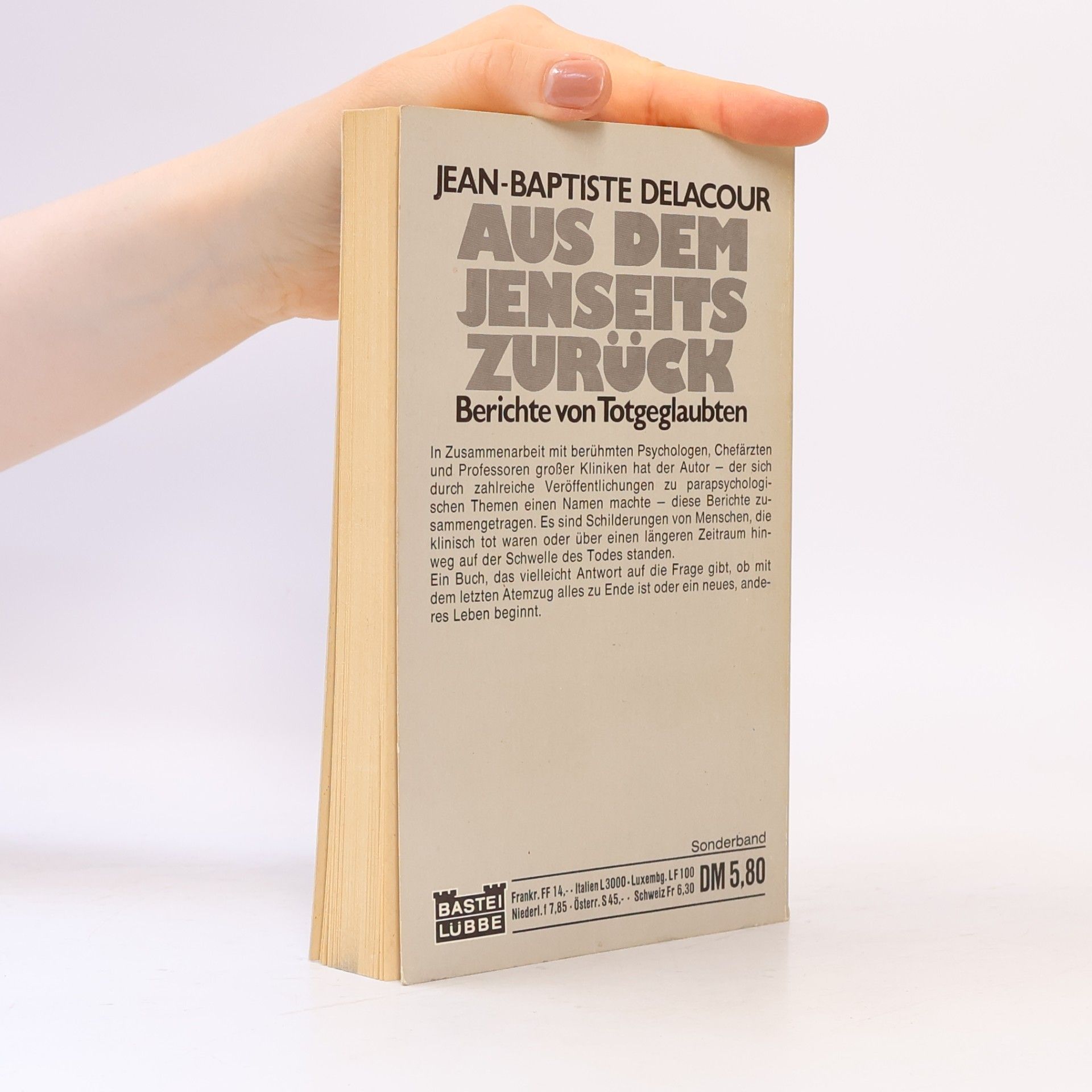 Jean-Baptiste Delacour Aus dem Jenseits zurück