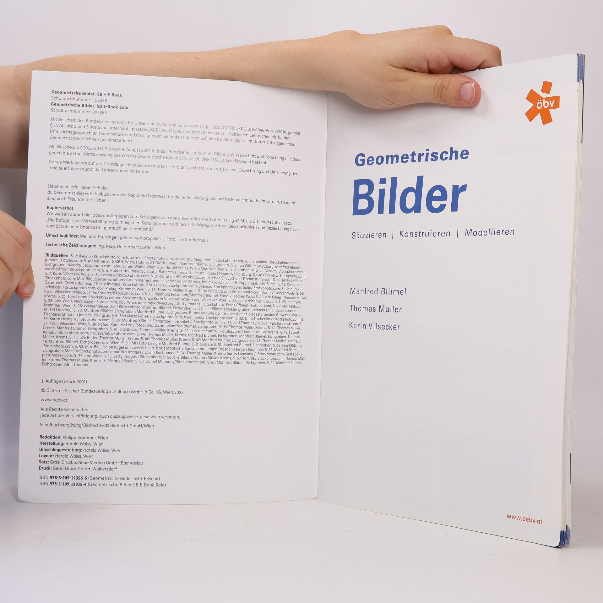 Mag. Manfred Blümel Geometrische Bilder, Schulbuch + E-Book